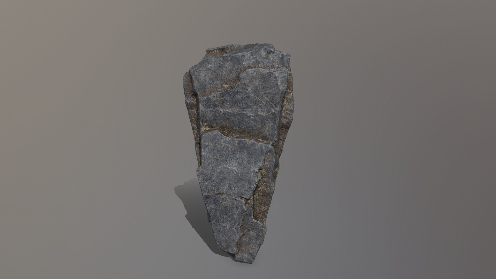 Rock Set Low-poly 3D model_29