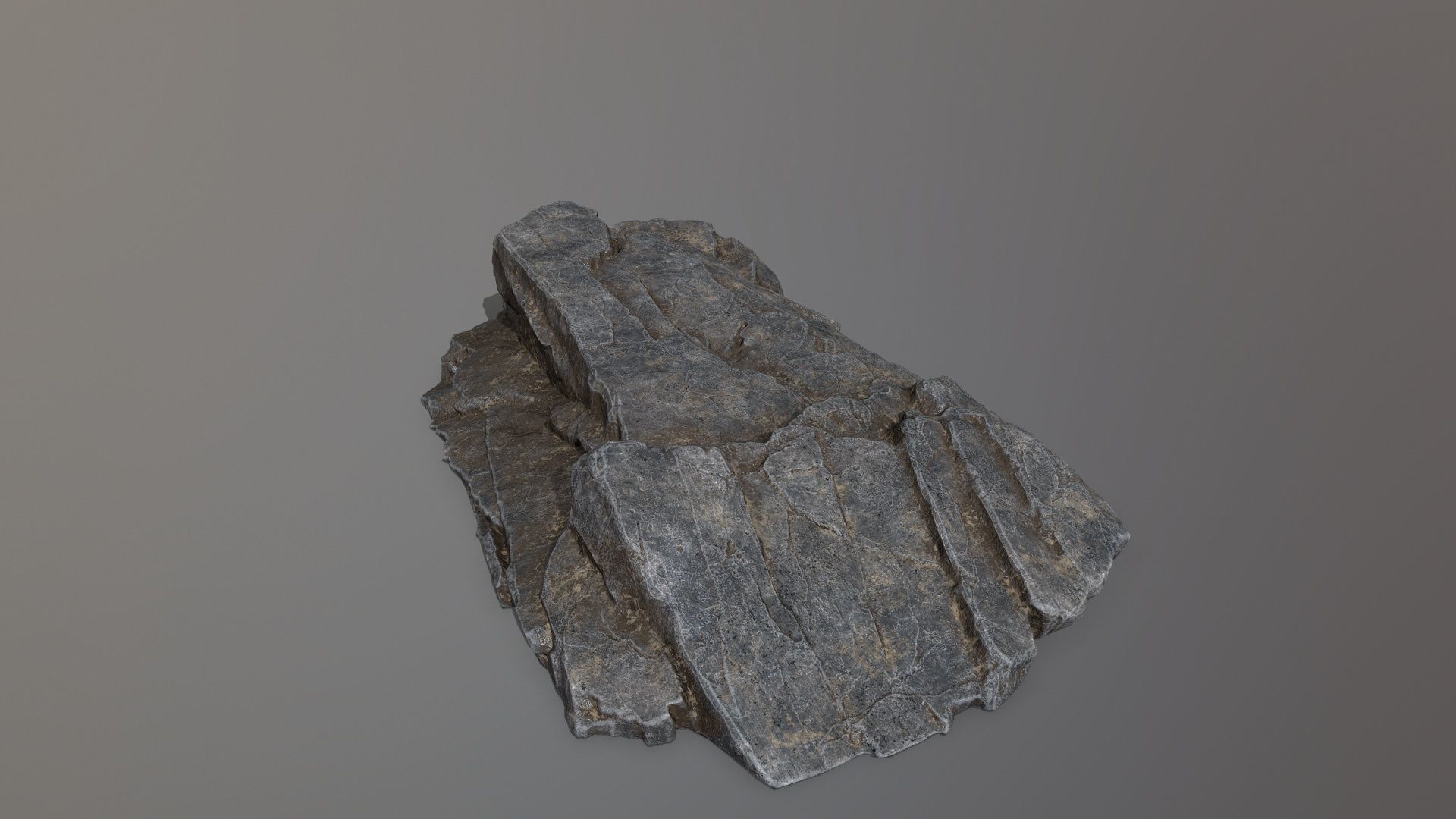 Rock Set Low-poly 3D model_22