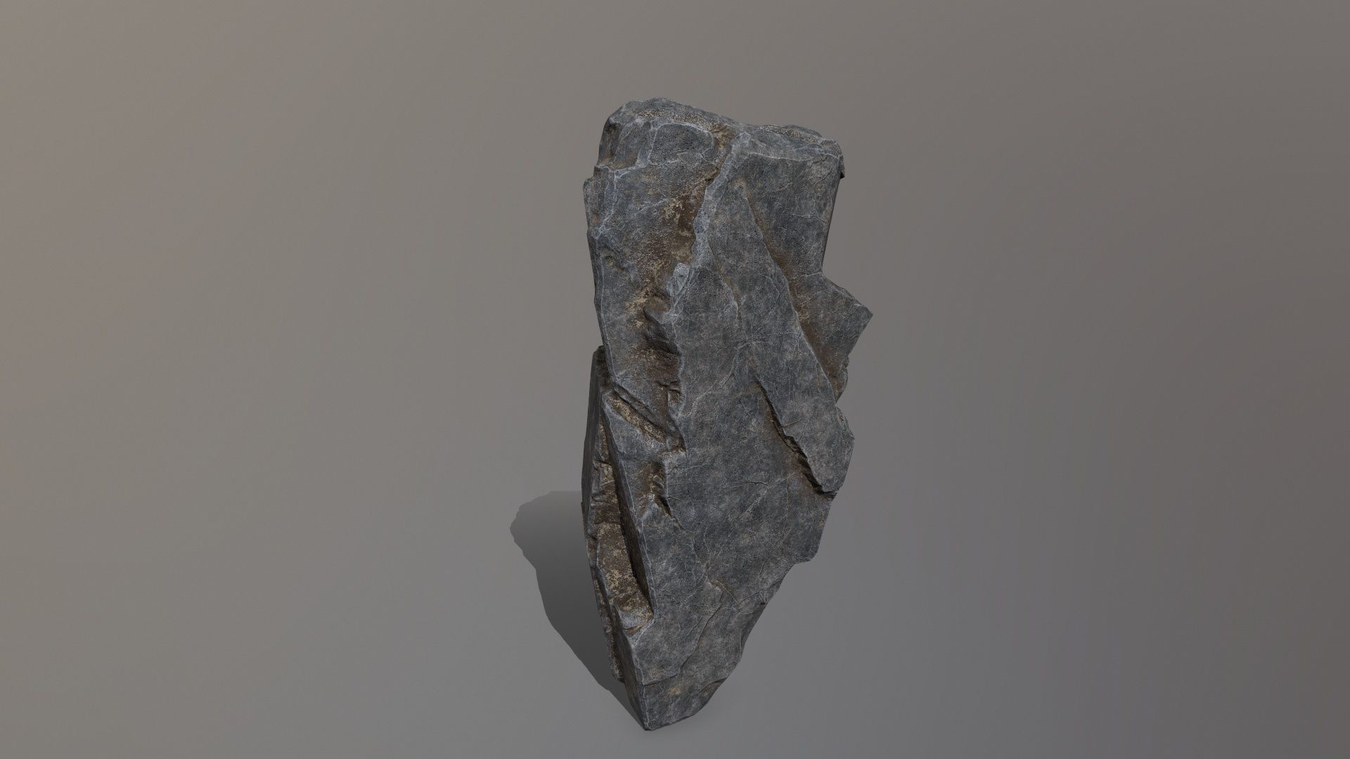 Rock Set Low-poly 3D model_28