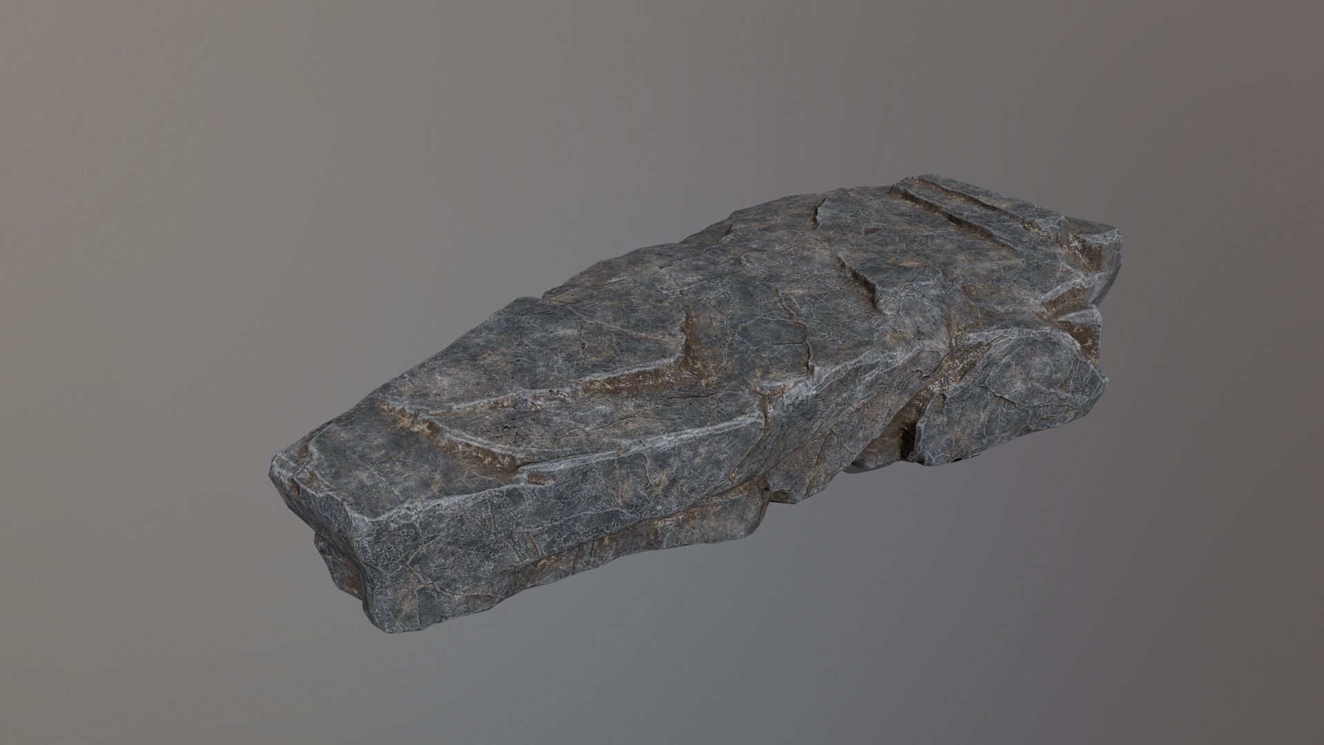Rock Set Low-poly 3D model_16