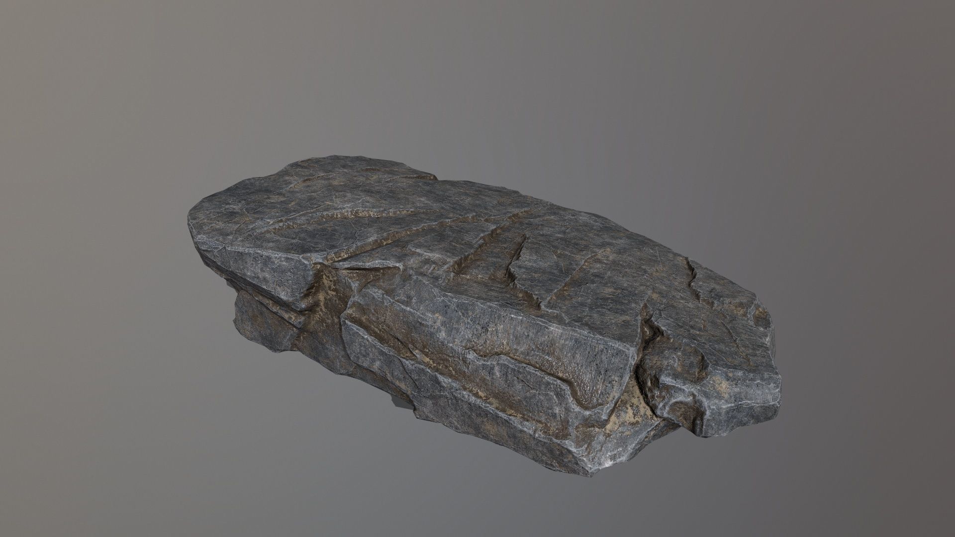 Rock Set Low-poly 3D model_27