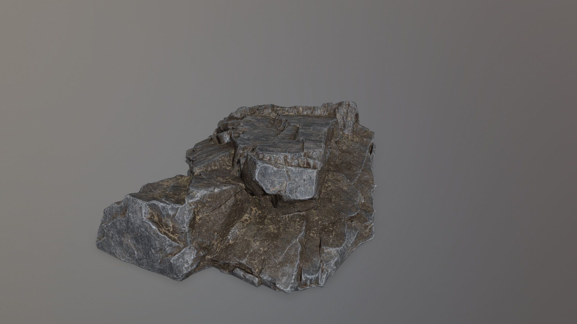 Rock Set Low-poly 3D model_20