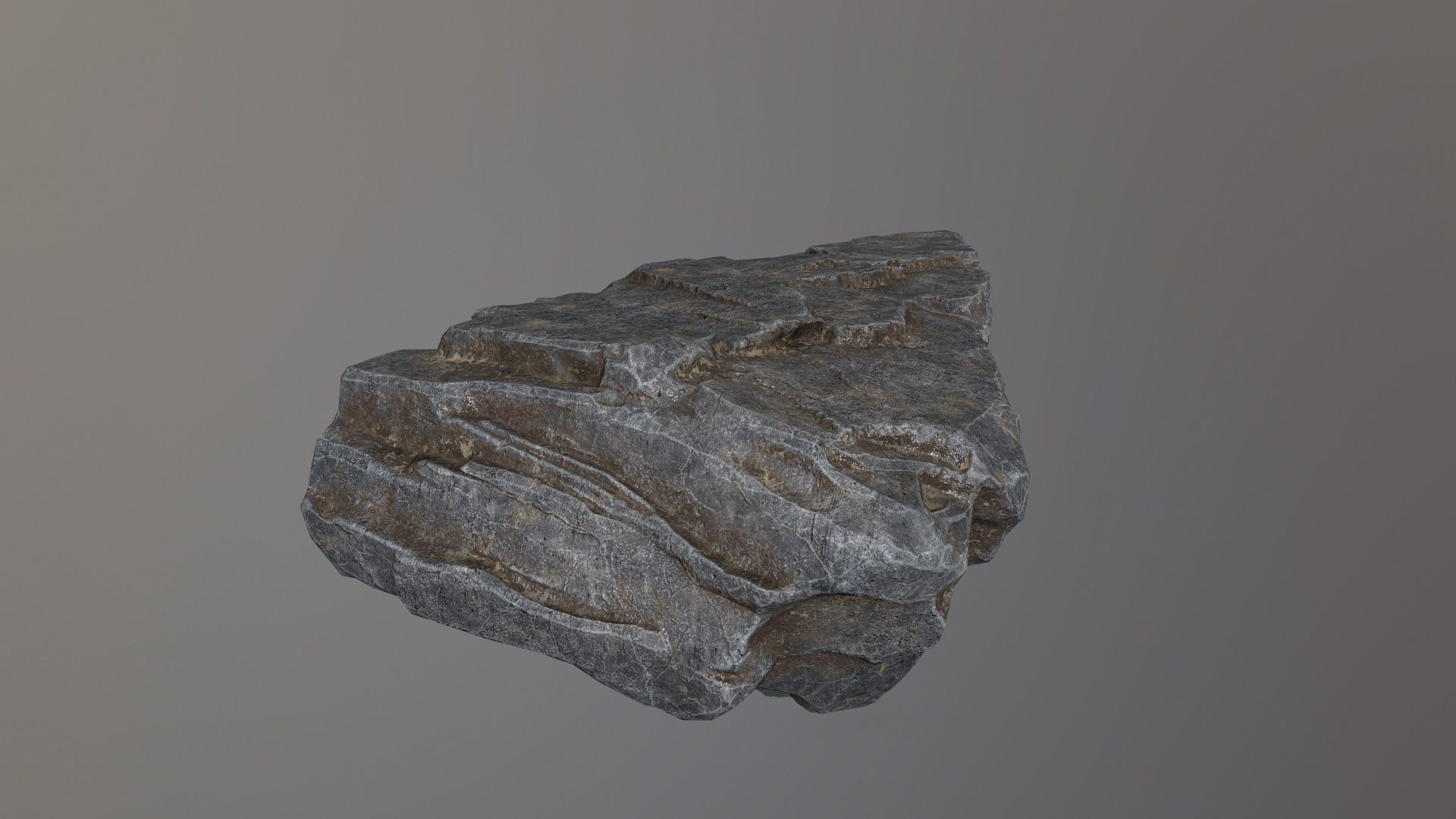 Rock Set Low-poly 3D model_14