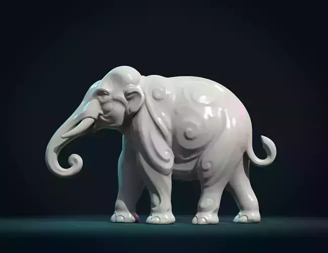 Stylized Elephant