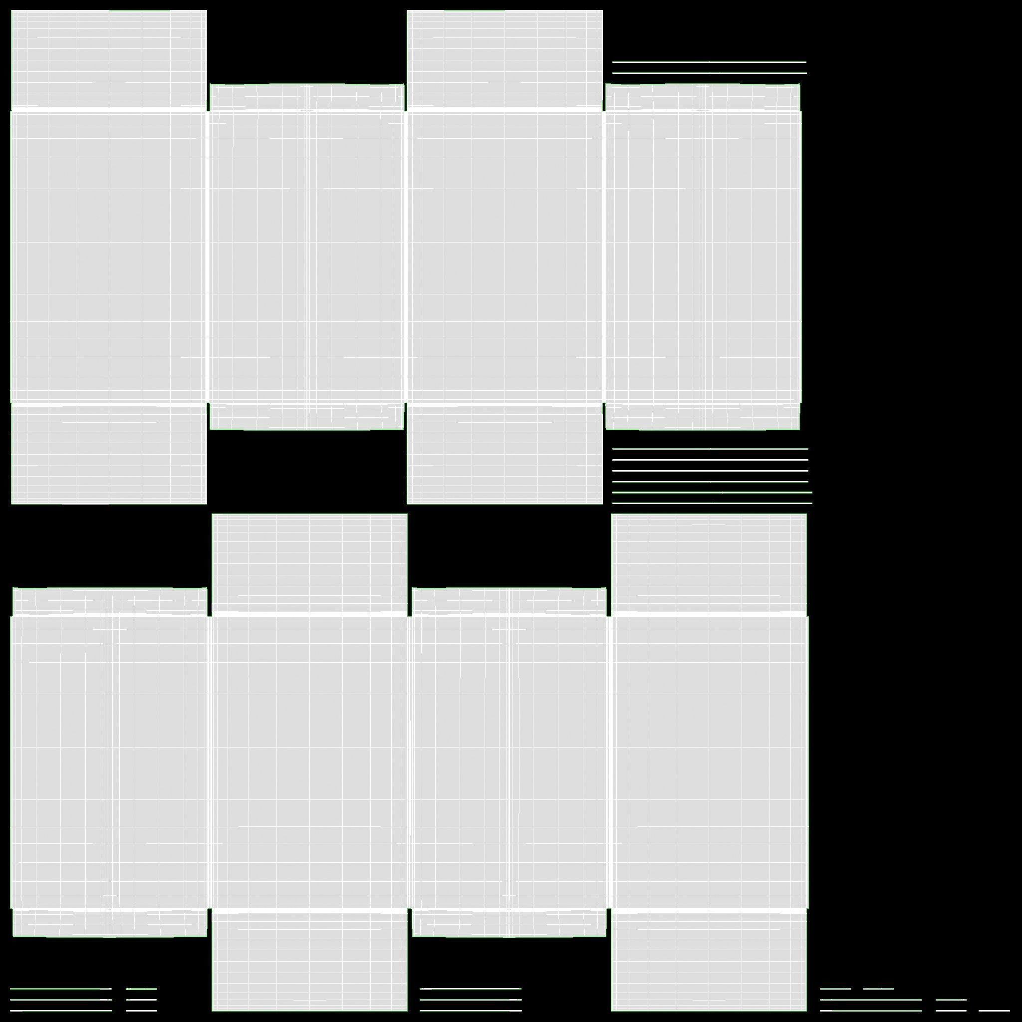 Box sealed with packing tape mockup 02 3D model_11