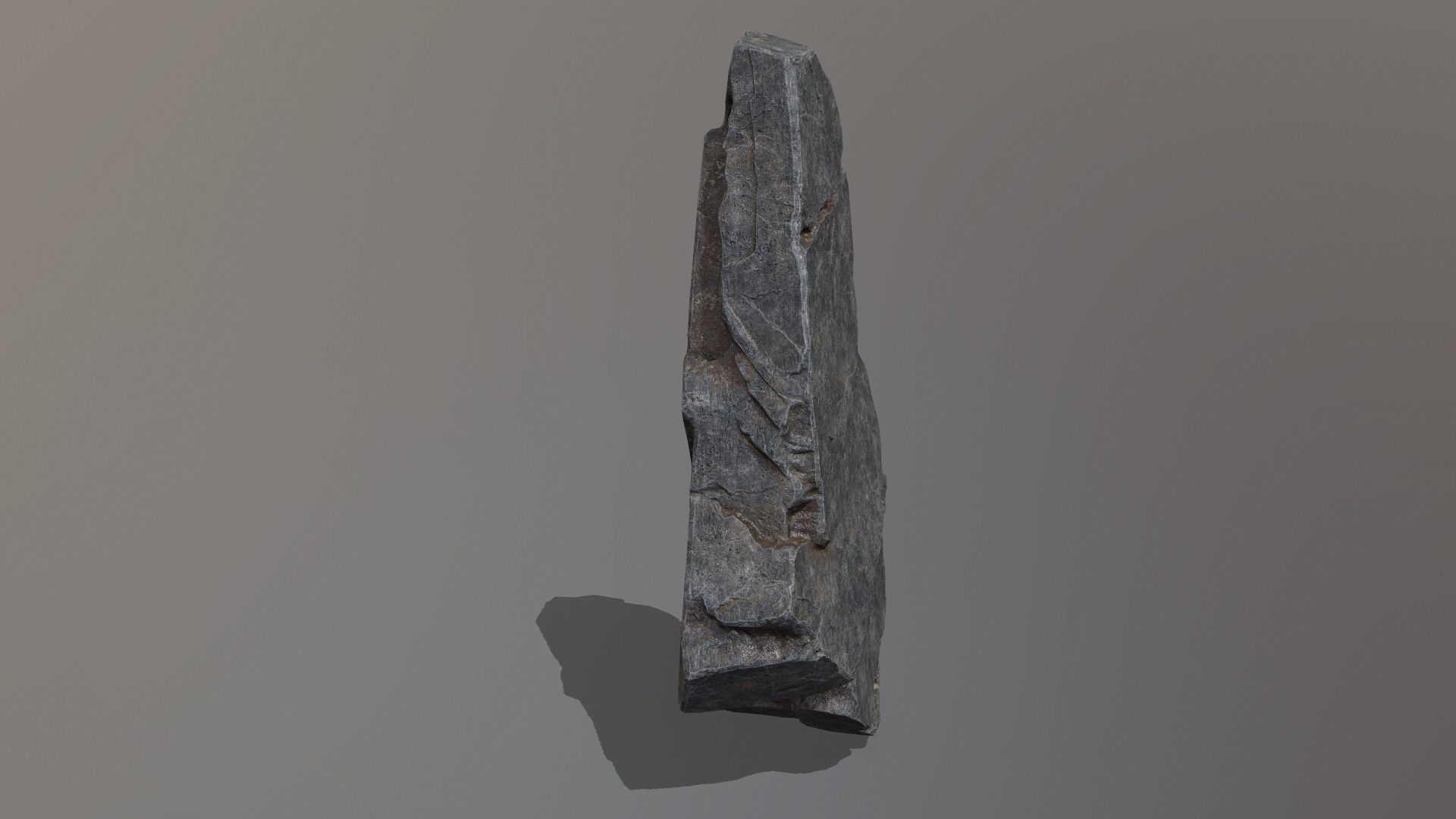 Rock Set piece of stone Low-poly 3D model_28