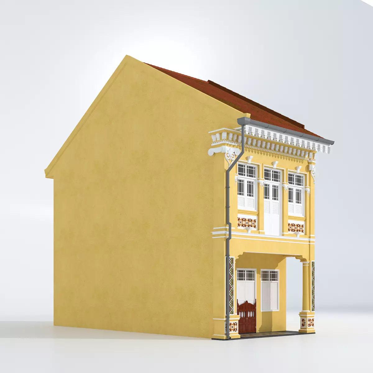 KOON SENG SHOPHOUSE - TYPE 1 3D model