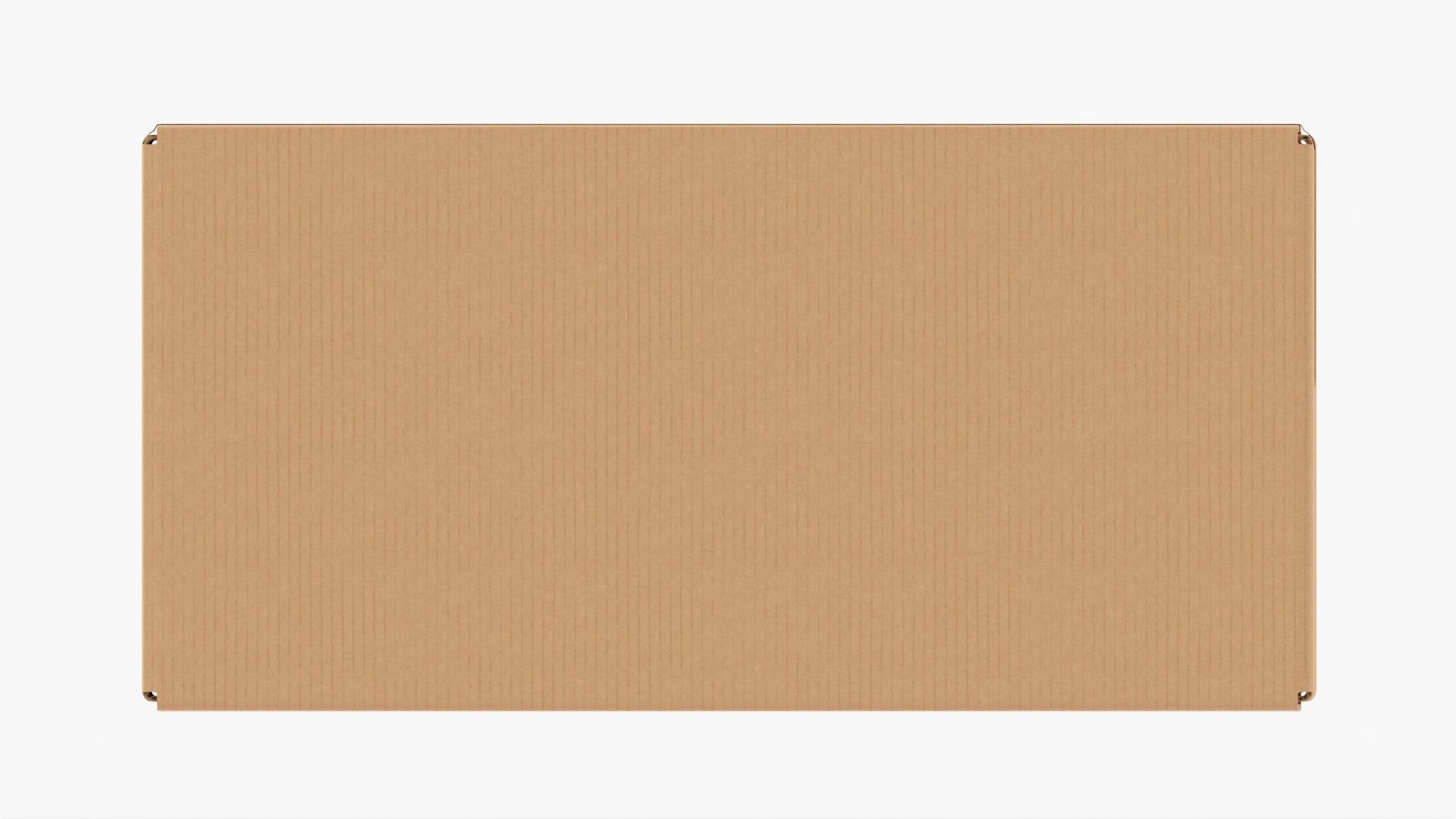 Box sealed with packing tape mockup 04 3D model_3