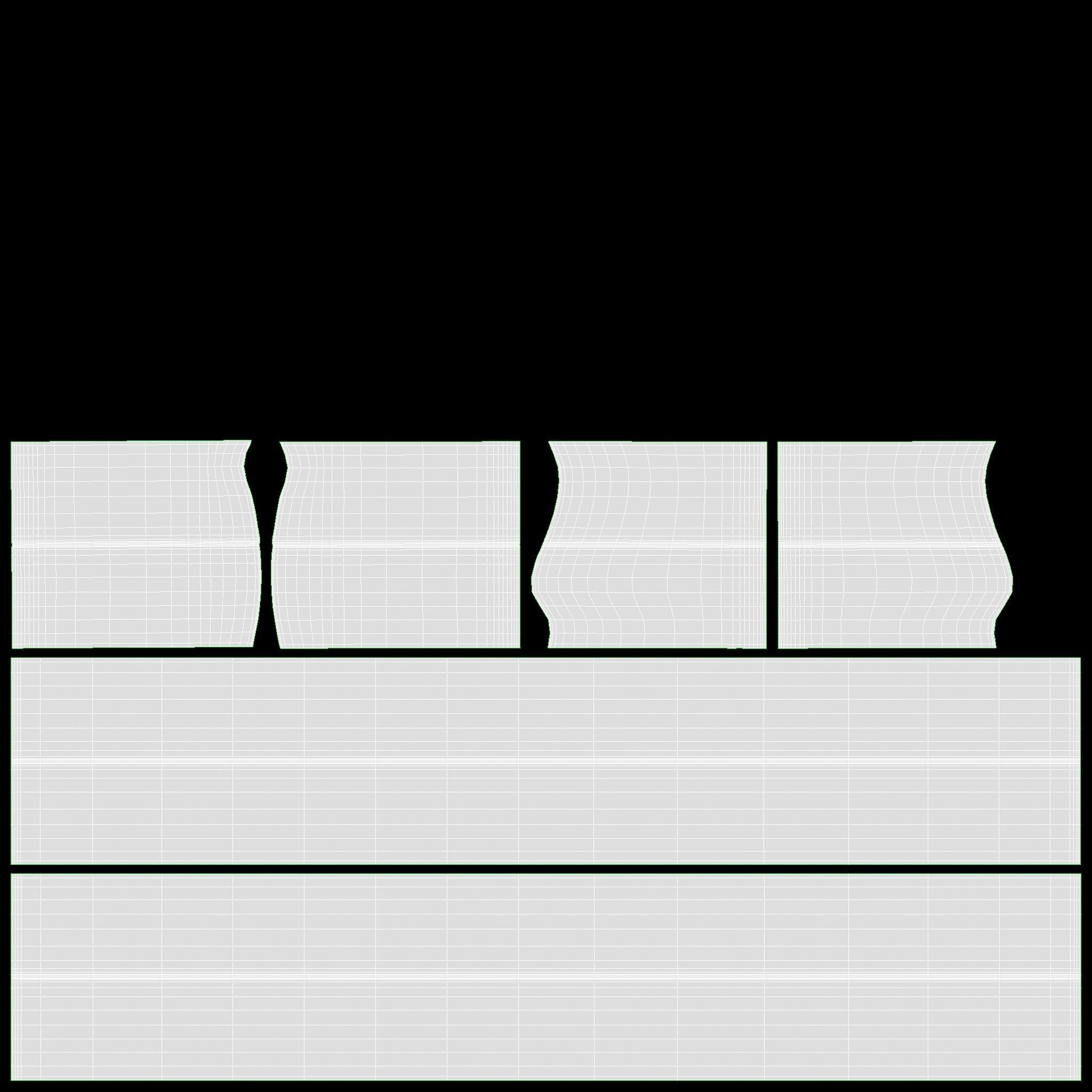 Box sealed with packing tape mockup 04 3D model_12