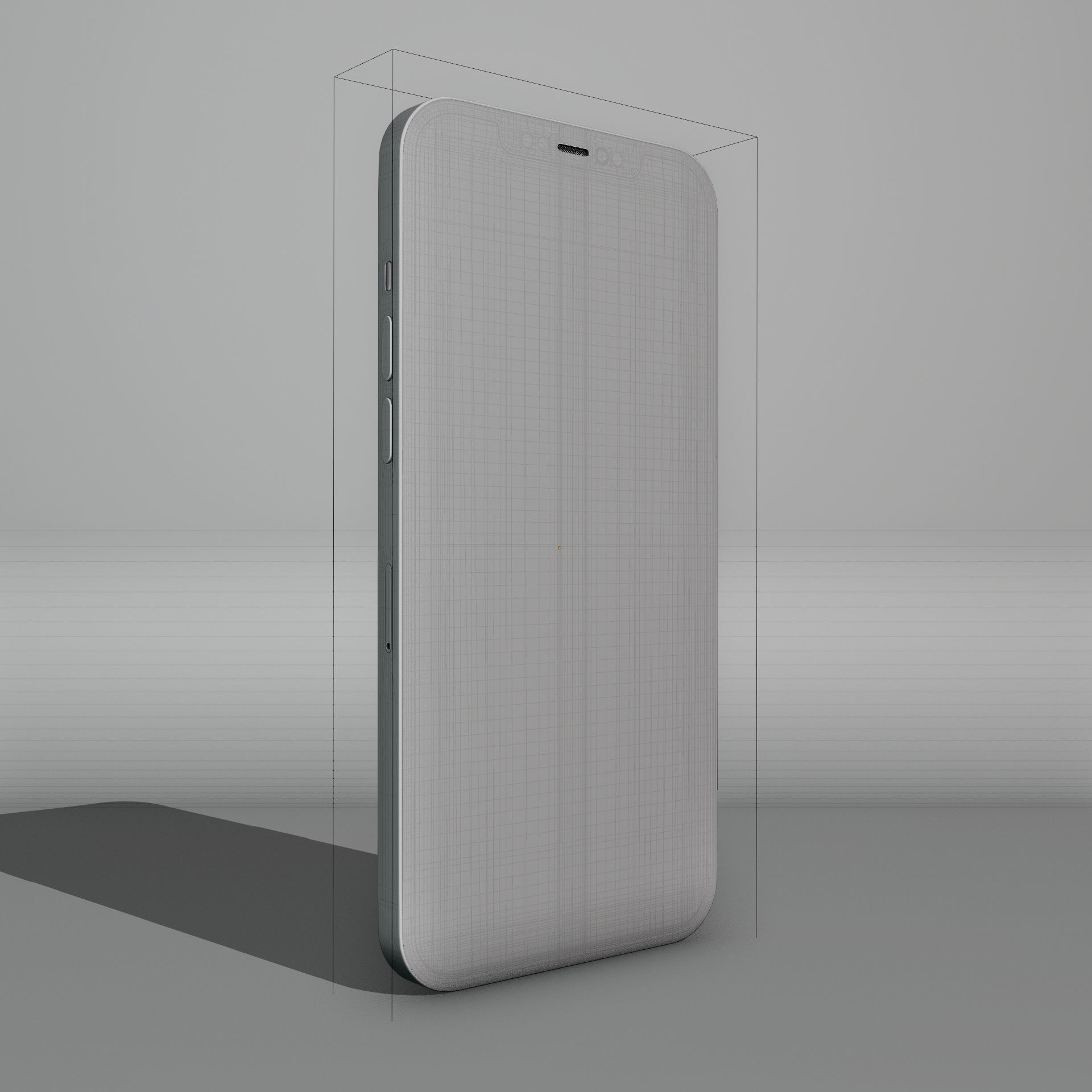 iPhone 12 Pro Max Pacific Blue 3D model_15