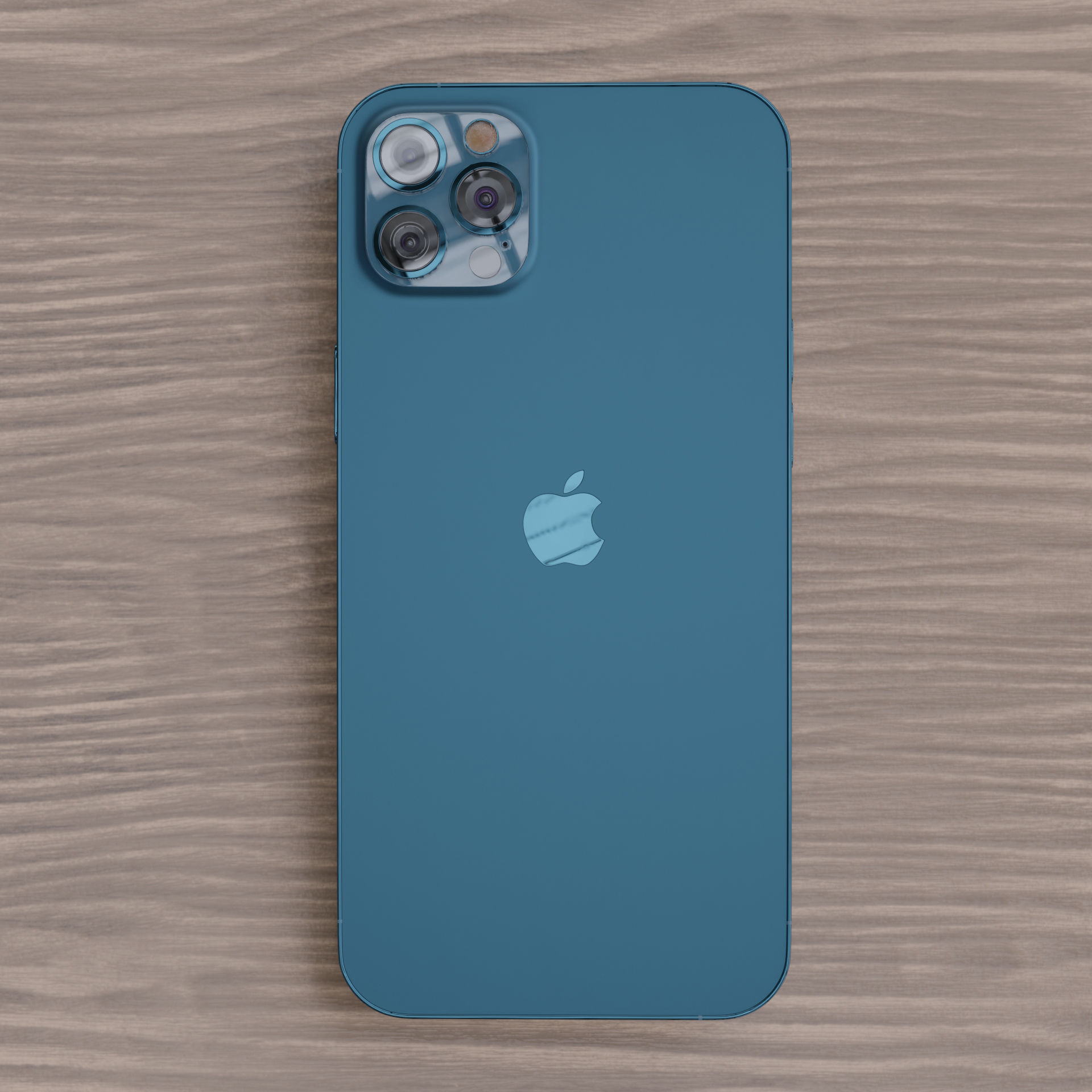 iPhone 12 Pro Max Pacific Blue 3D model_5