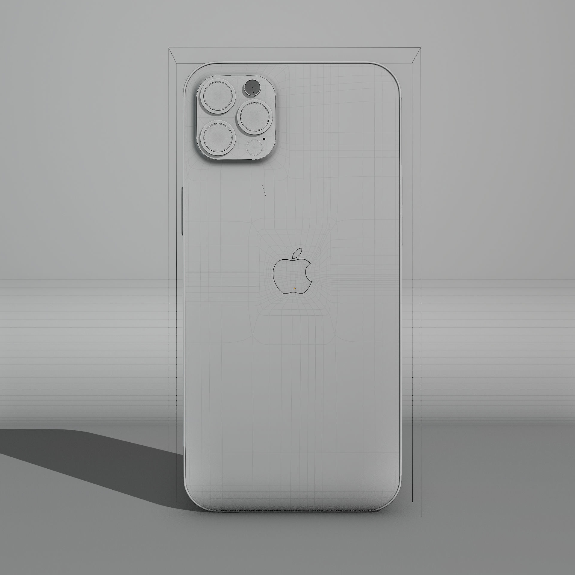 iPhone 12 Pro Max Pacific Blue 3D model_12