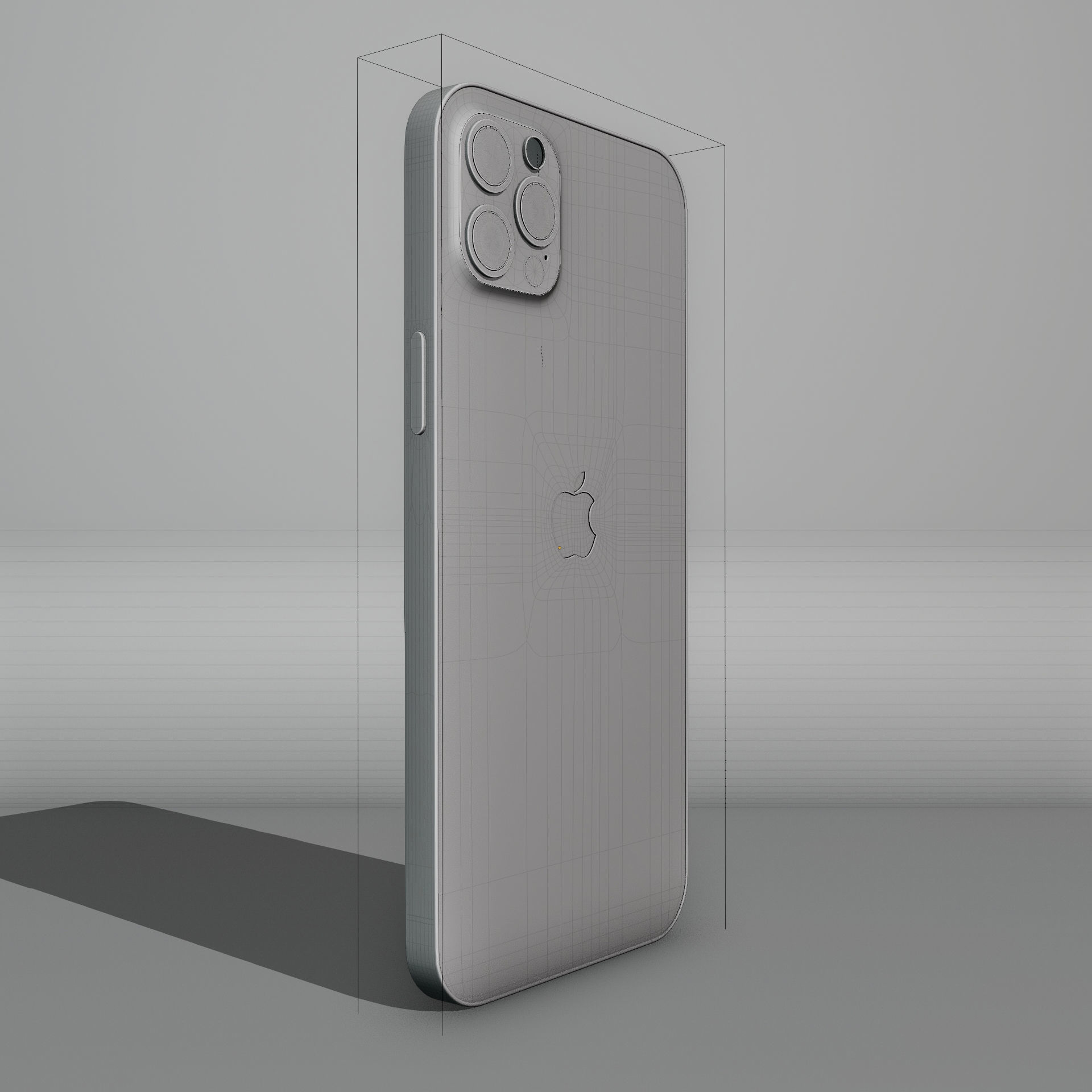 iPhone 12 Pro Max Pacific Blue 3D model_13