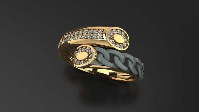 ring gold  3D print model