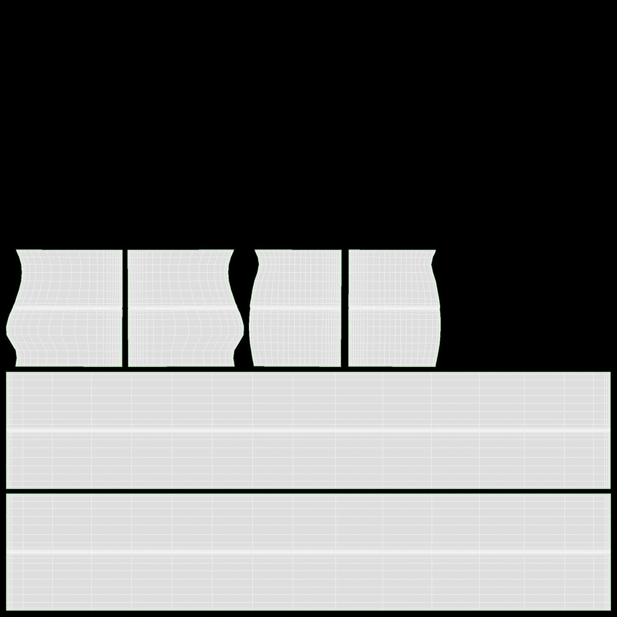 Box sealed with packing tape mockup 05 3D model_12