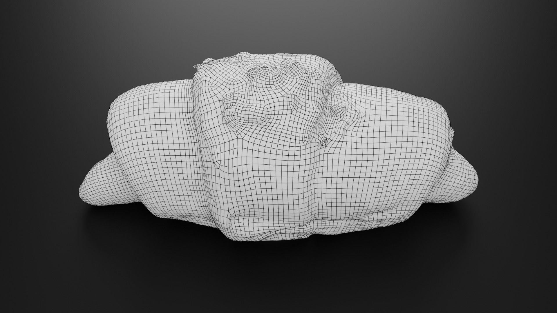 Baked roll Free 3D model_3