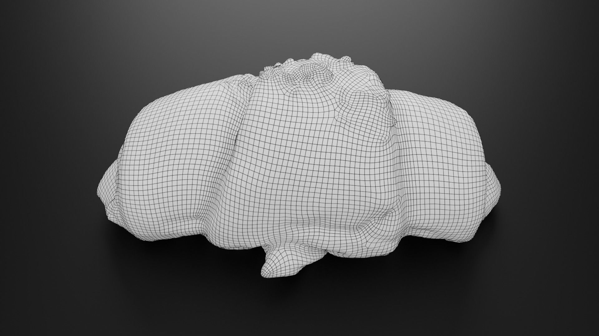 Baked roll Free 3D model_5