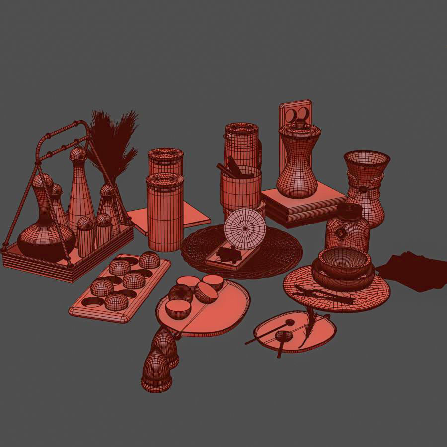 kitchen accessories010 3D model_5