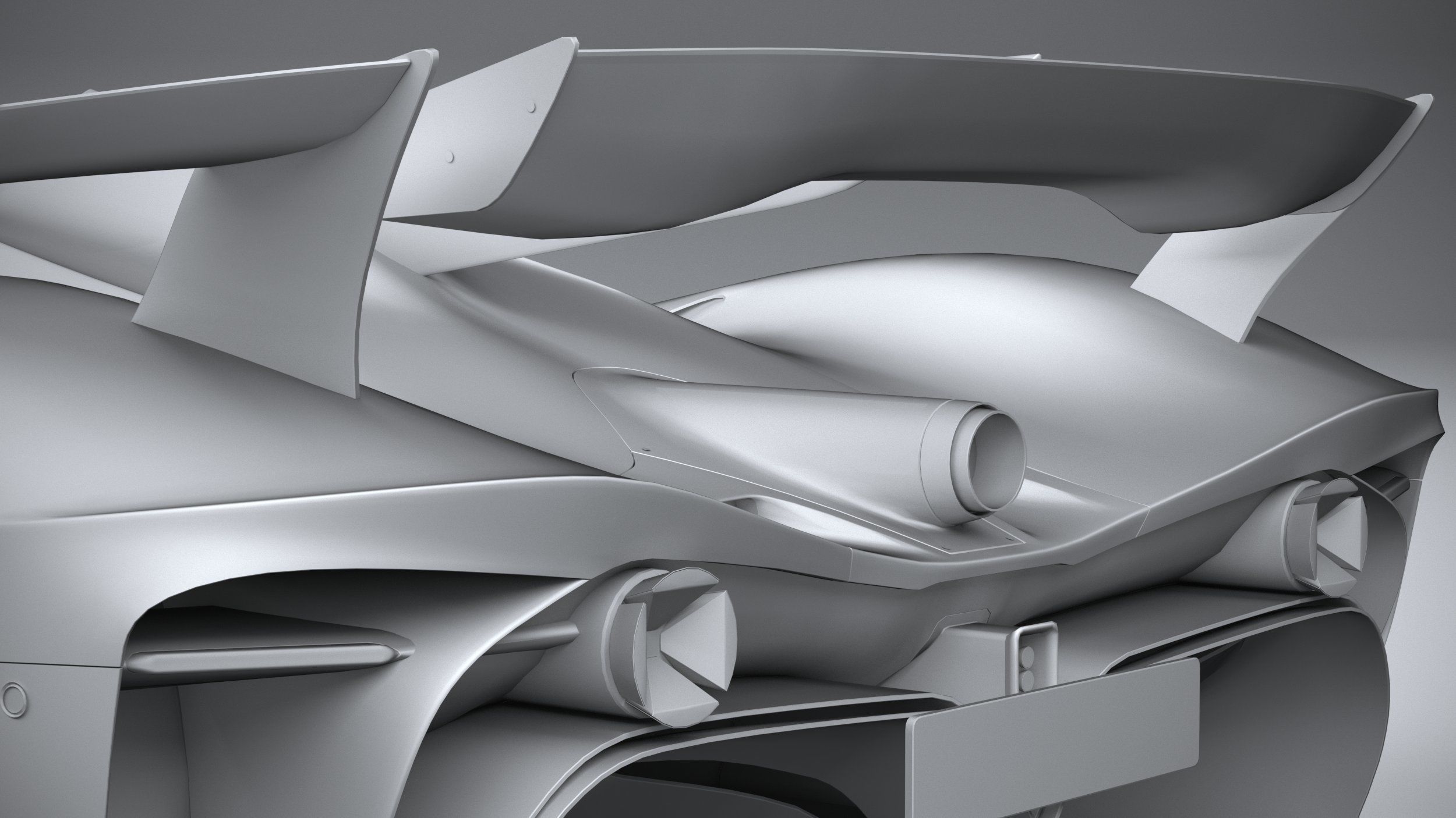 Alfa Romeo 8C-R Tazio 2020 LowPoly 3D model_24