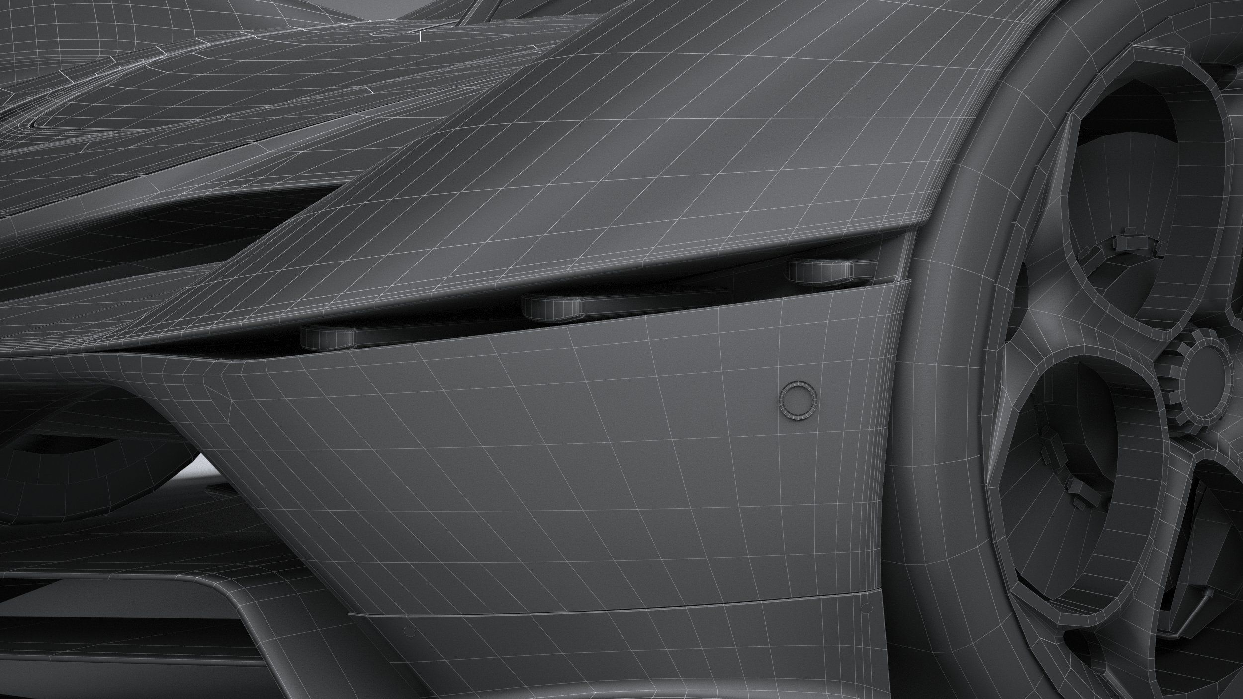 Alfa Romeo 8C-R Tazio 2020 LowPoly 3D model_30