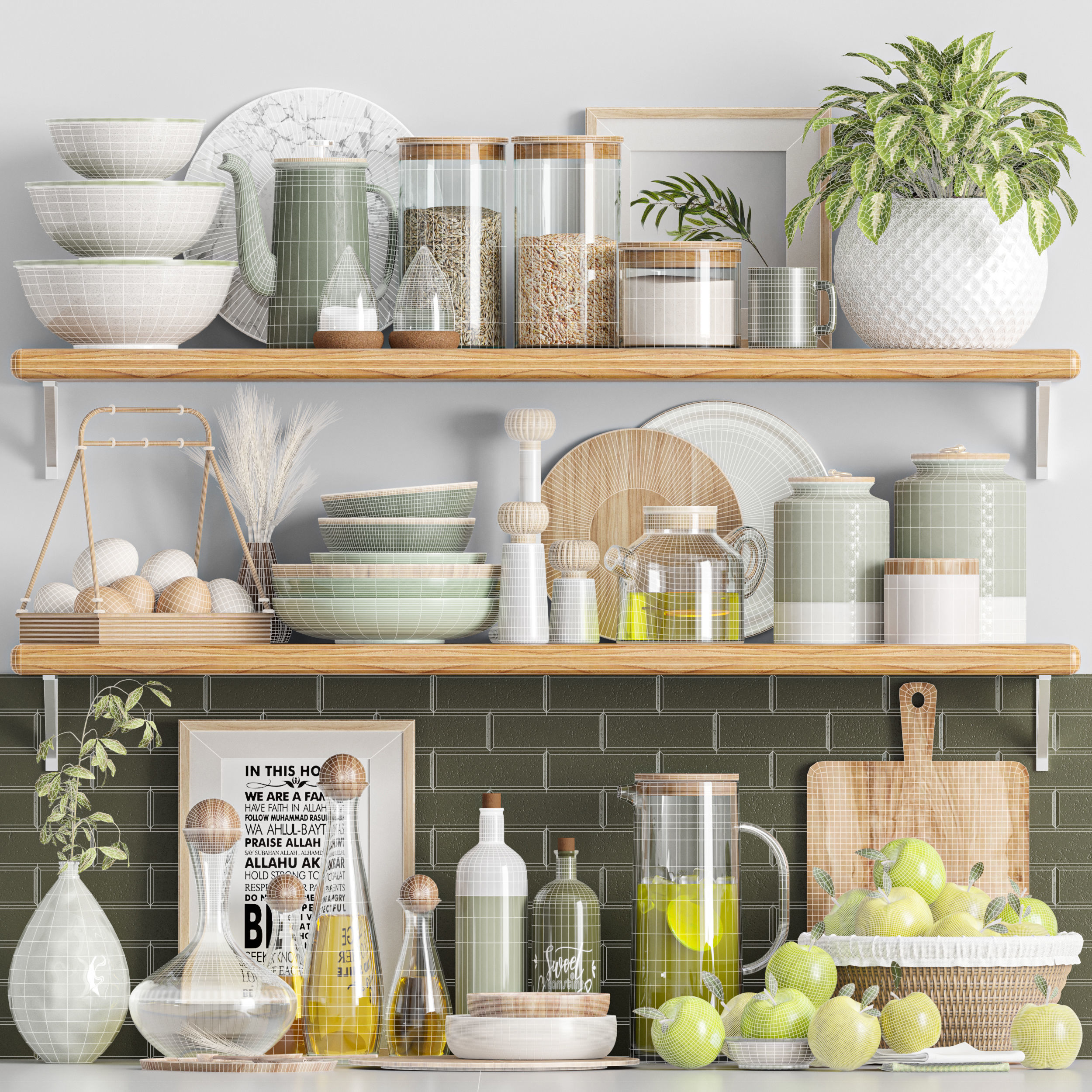 kitchen accessories011 3D model_5