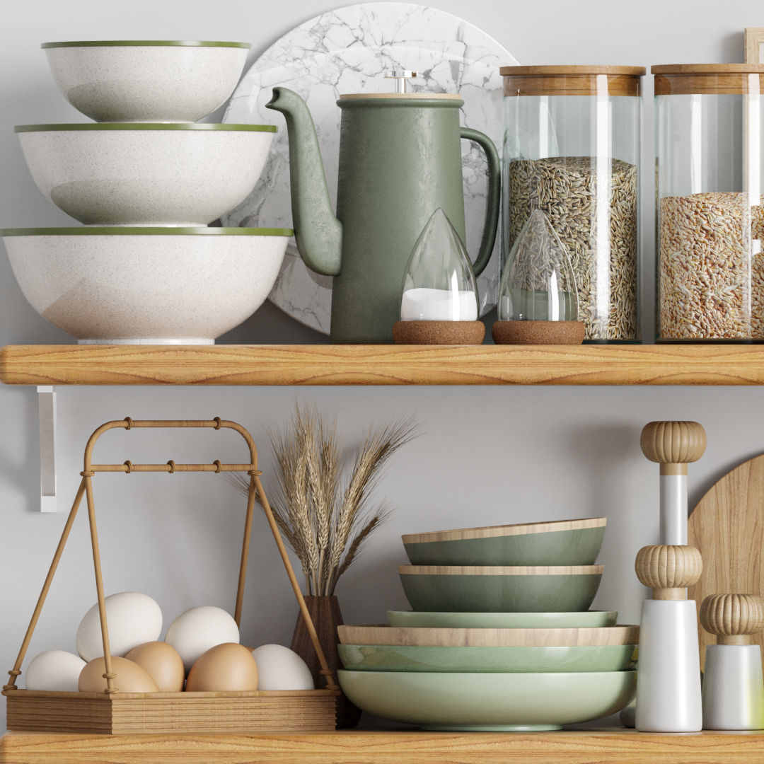 kitchen accessories011 3D model_4