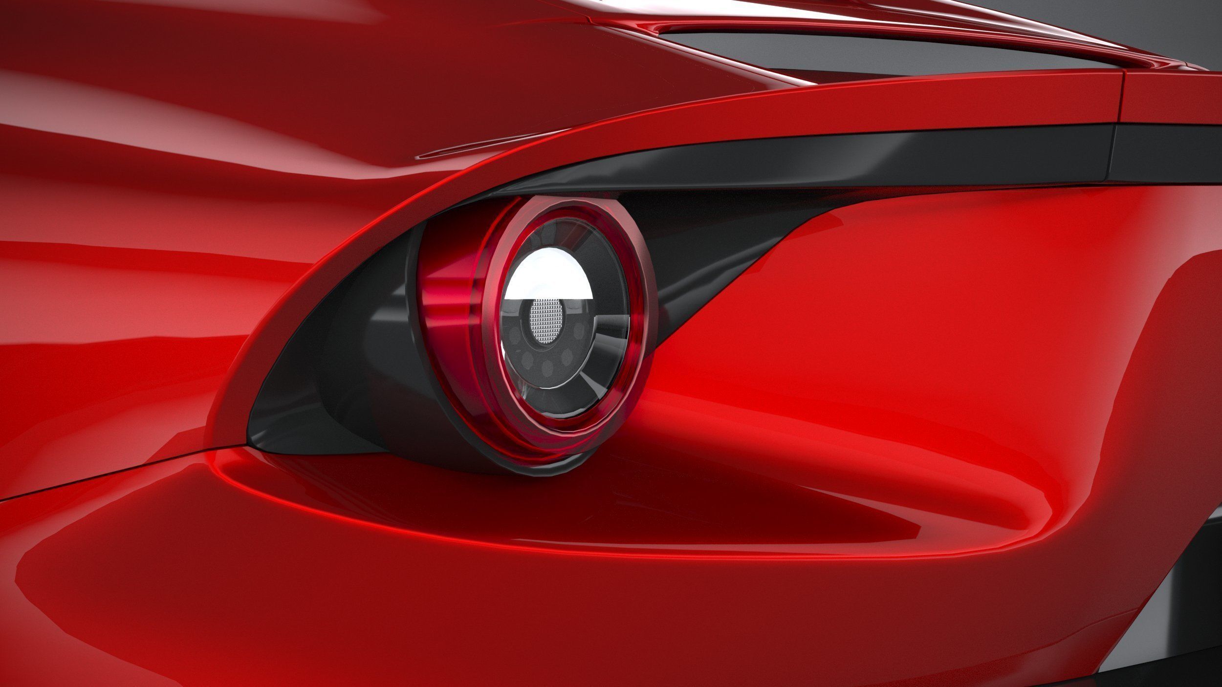 Ferrari Omologata 2020 LowPoly 3D model_15