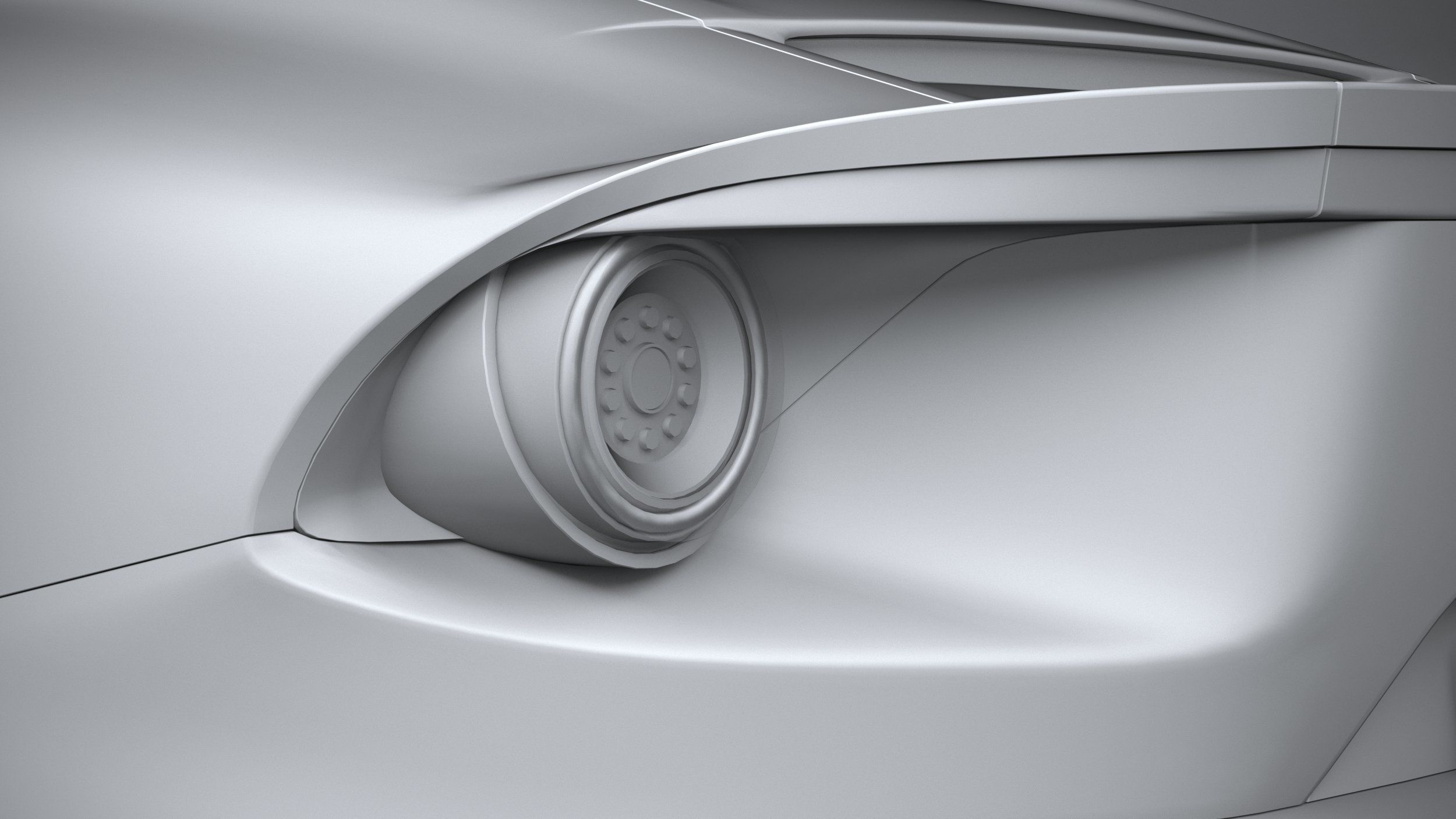 Ferrari Omologata 2020 LowPoly 3D model_24