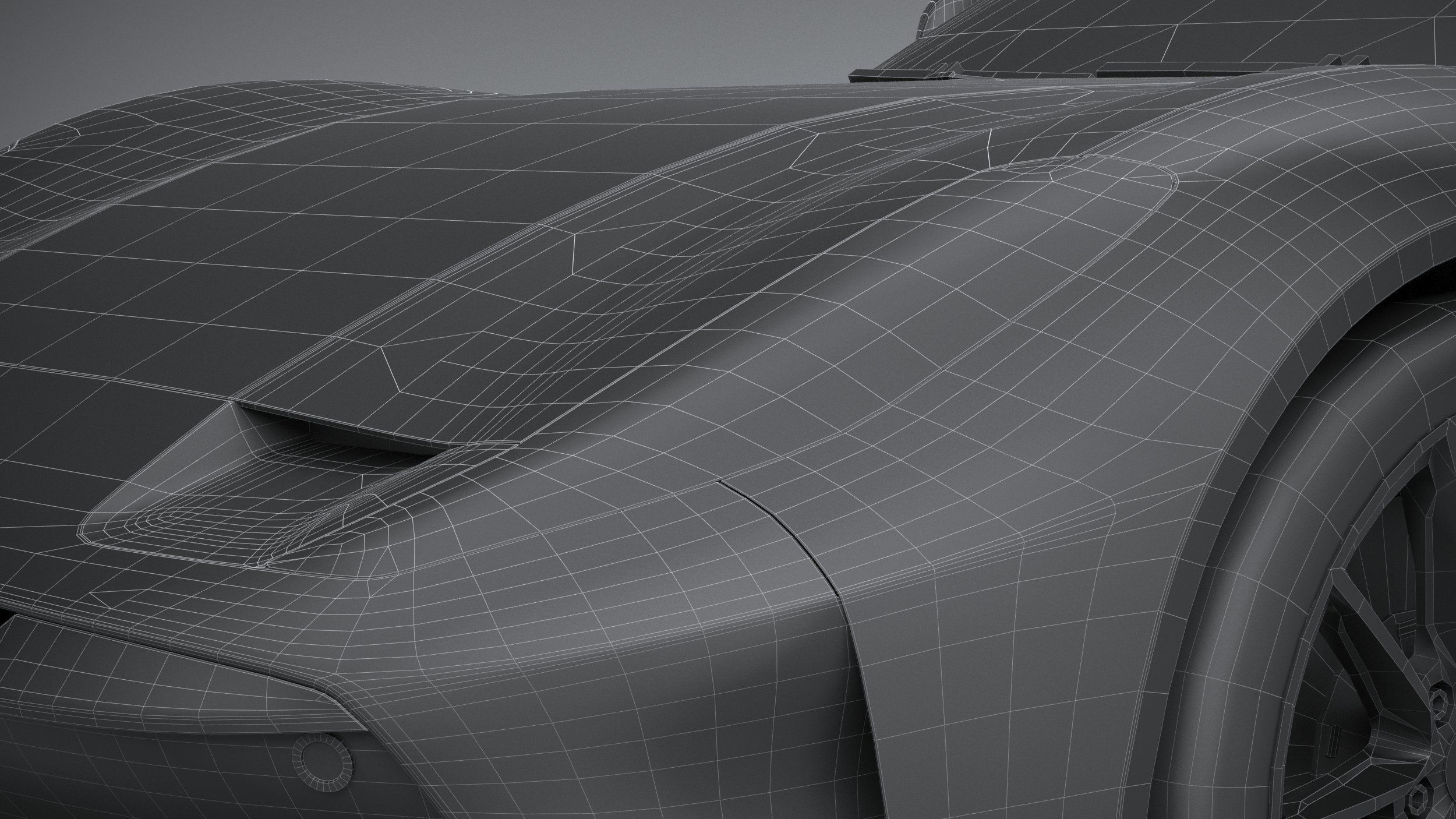 Ferrari Omologata 2020 LowPoly 3D model_33