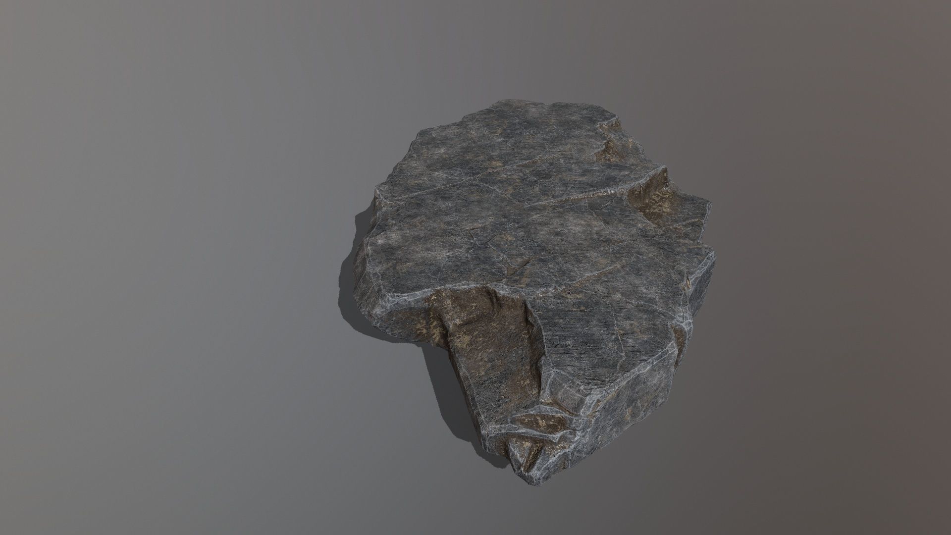 Rock Set mountain Low-poly 3D model_30