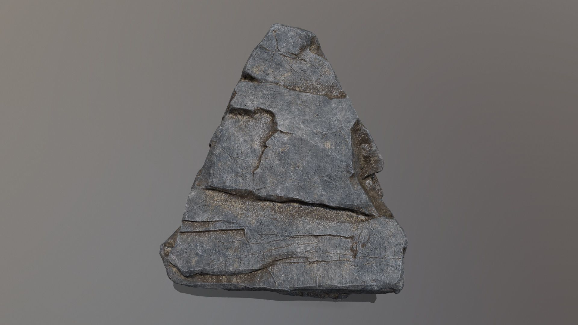 Rock Set mountain Low-poly 3D model_18