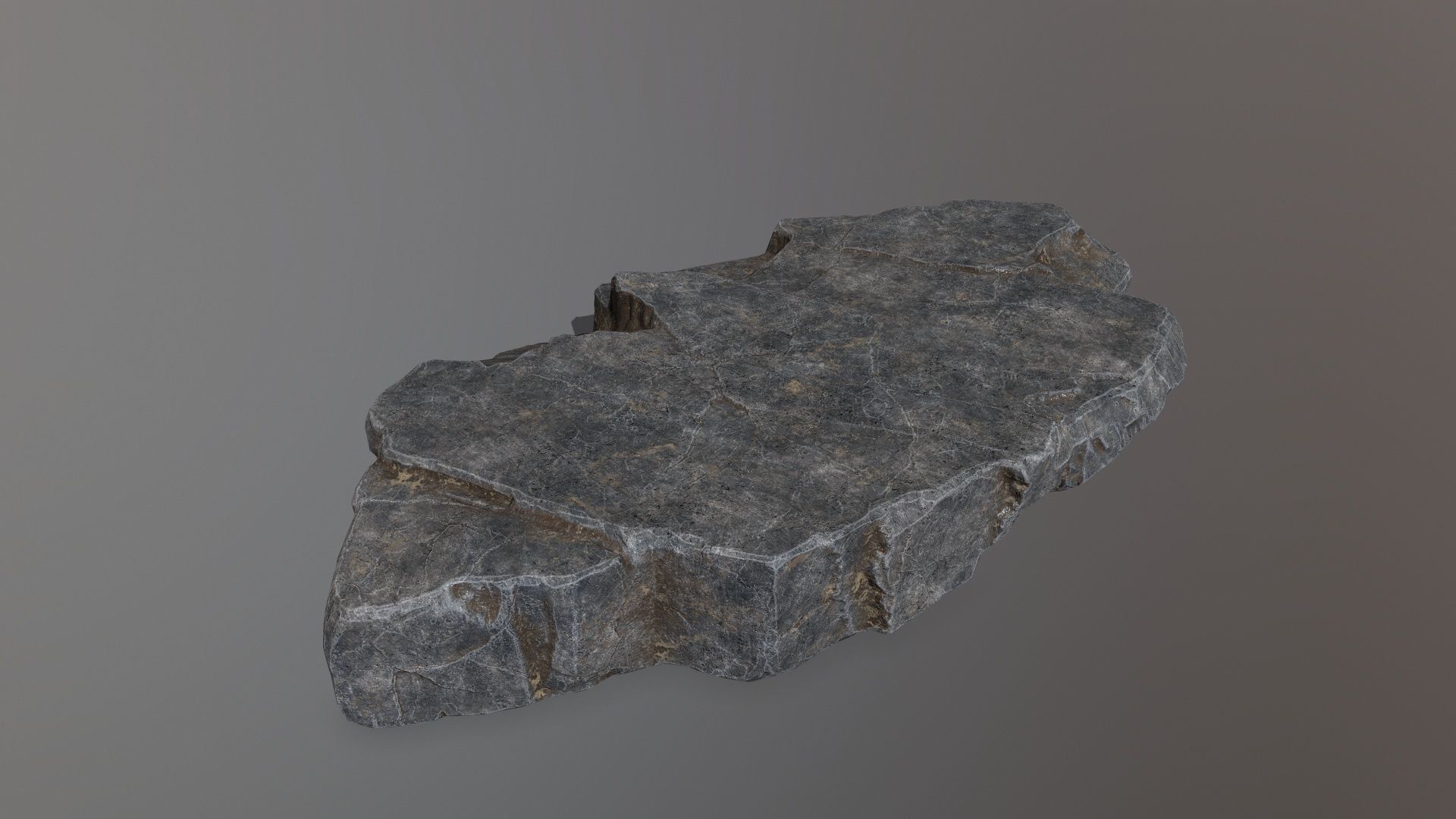 Rock Set mountain Low-poly 3D model_32