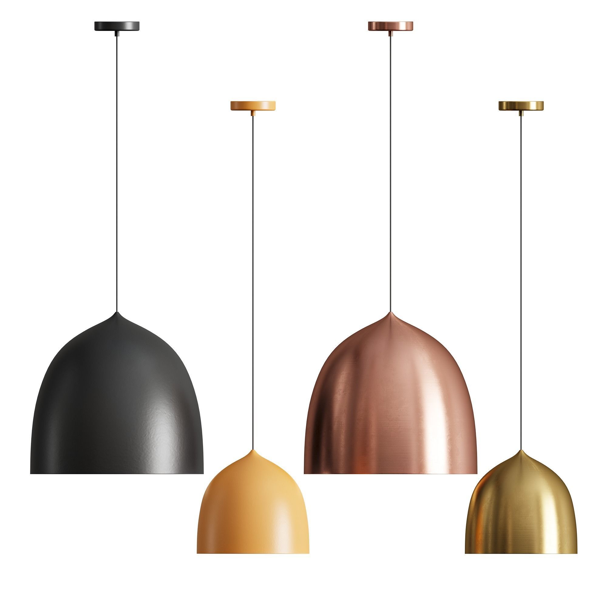 Suspension Pendant Lamp by FRITZ HANSEN 3D model_3