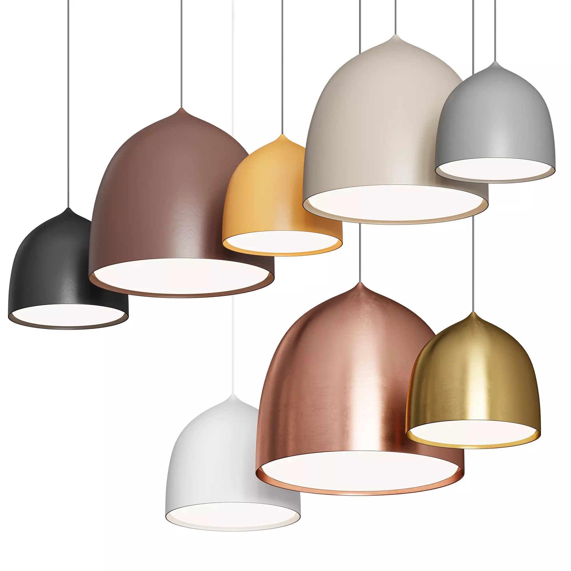 Suspension Pendant Lamp by FRITZ HANSEN 3D model_0