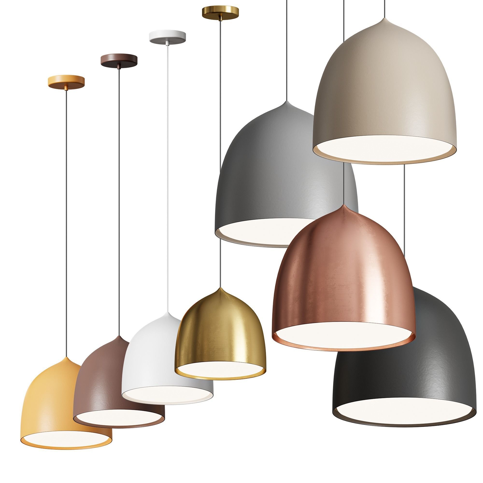Suspension Pendant Lamp by FRITZ HANSEN 3D model_1