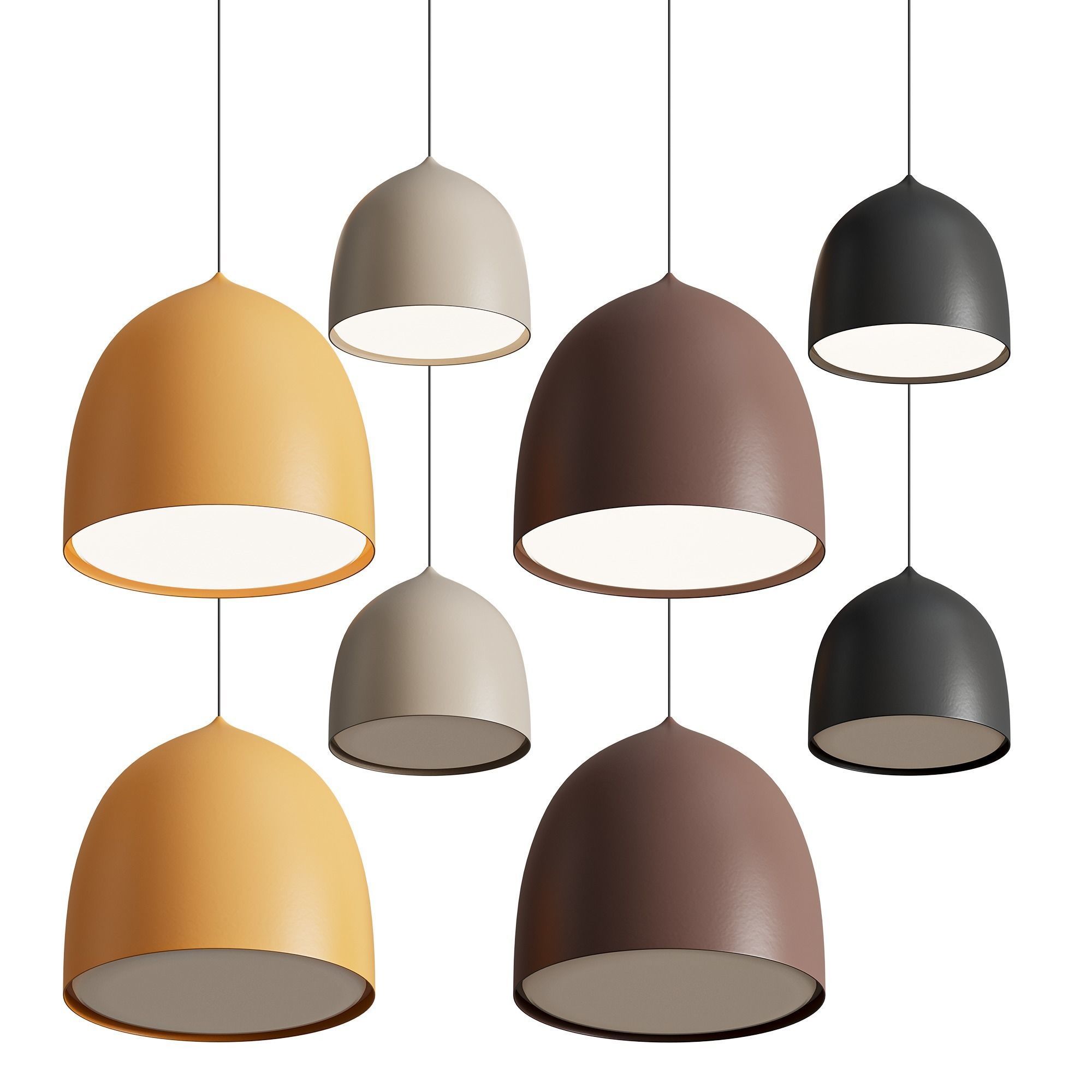 Suspension Pendant Lamp by FRITZ HANSEN 3D model_2