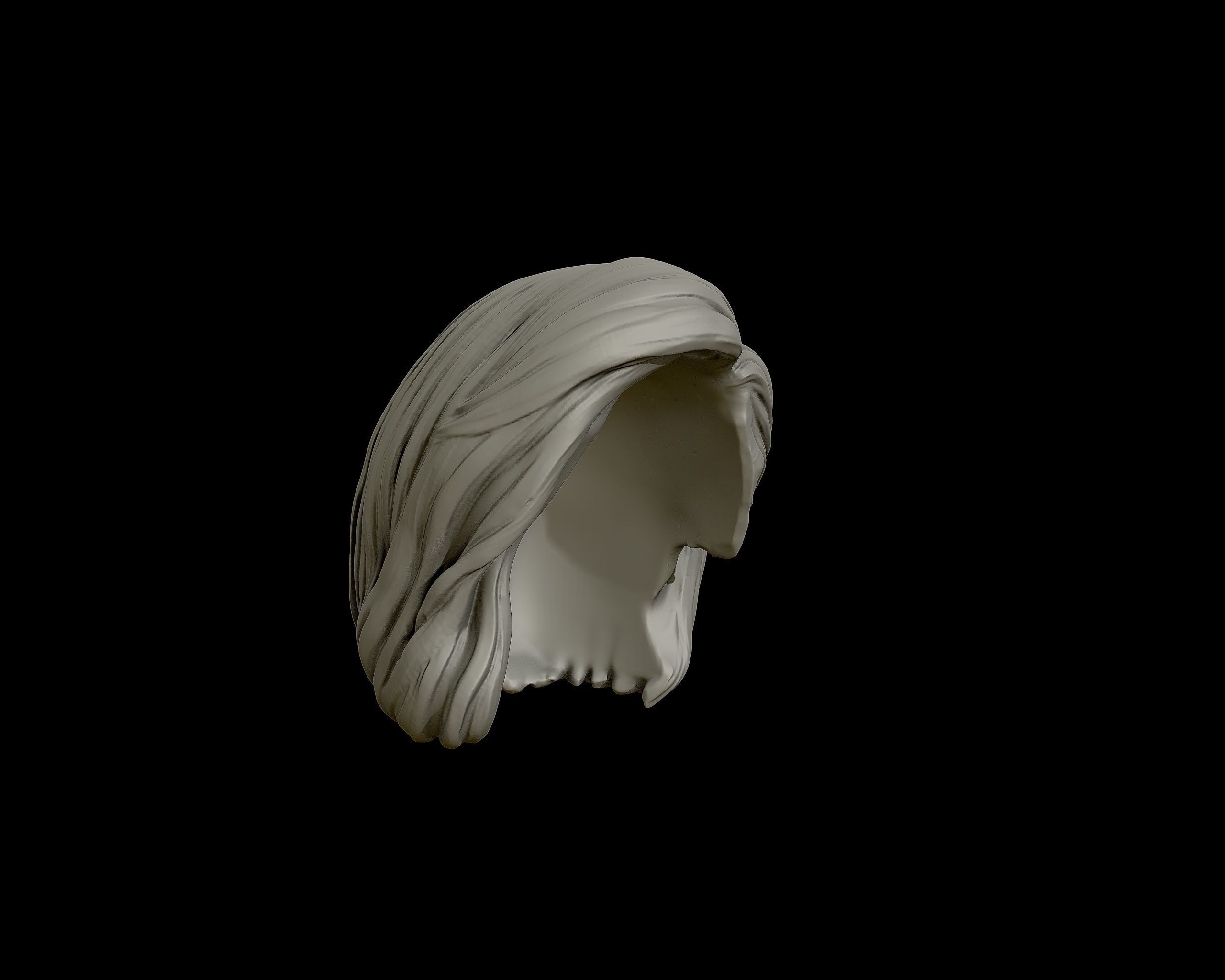 Hairstyle 20 3D print model_19