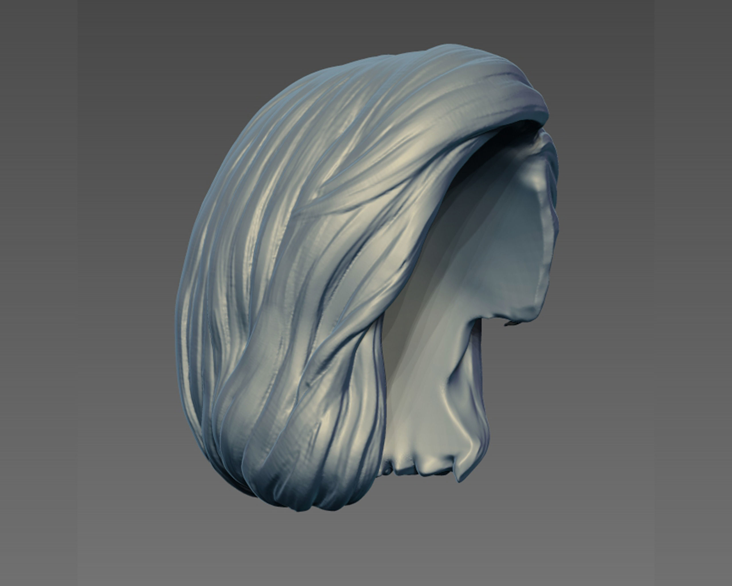 Hairstyle 20 3D print model_15