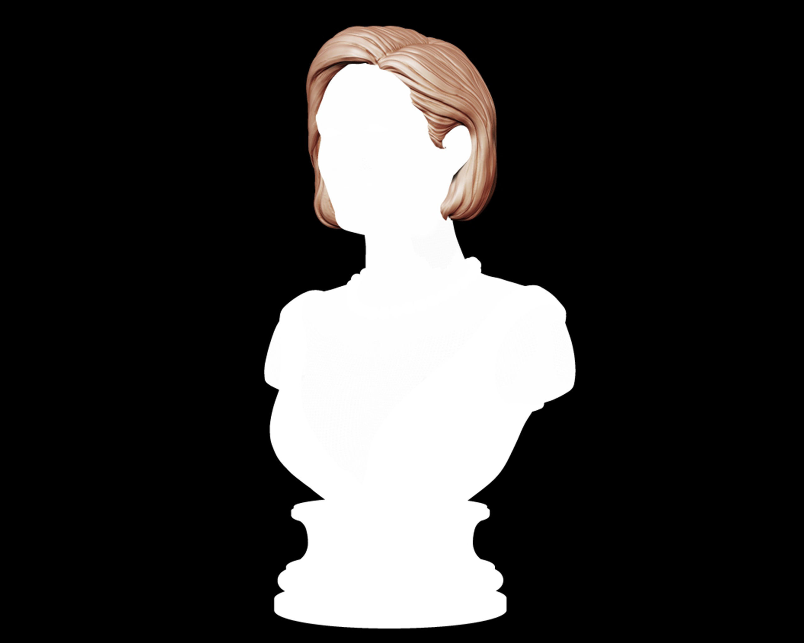 Hairstyle 20 3D print model_3