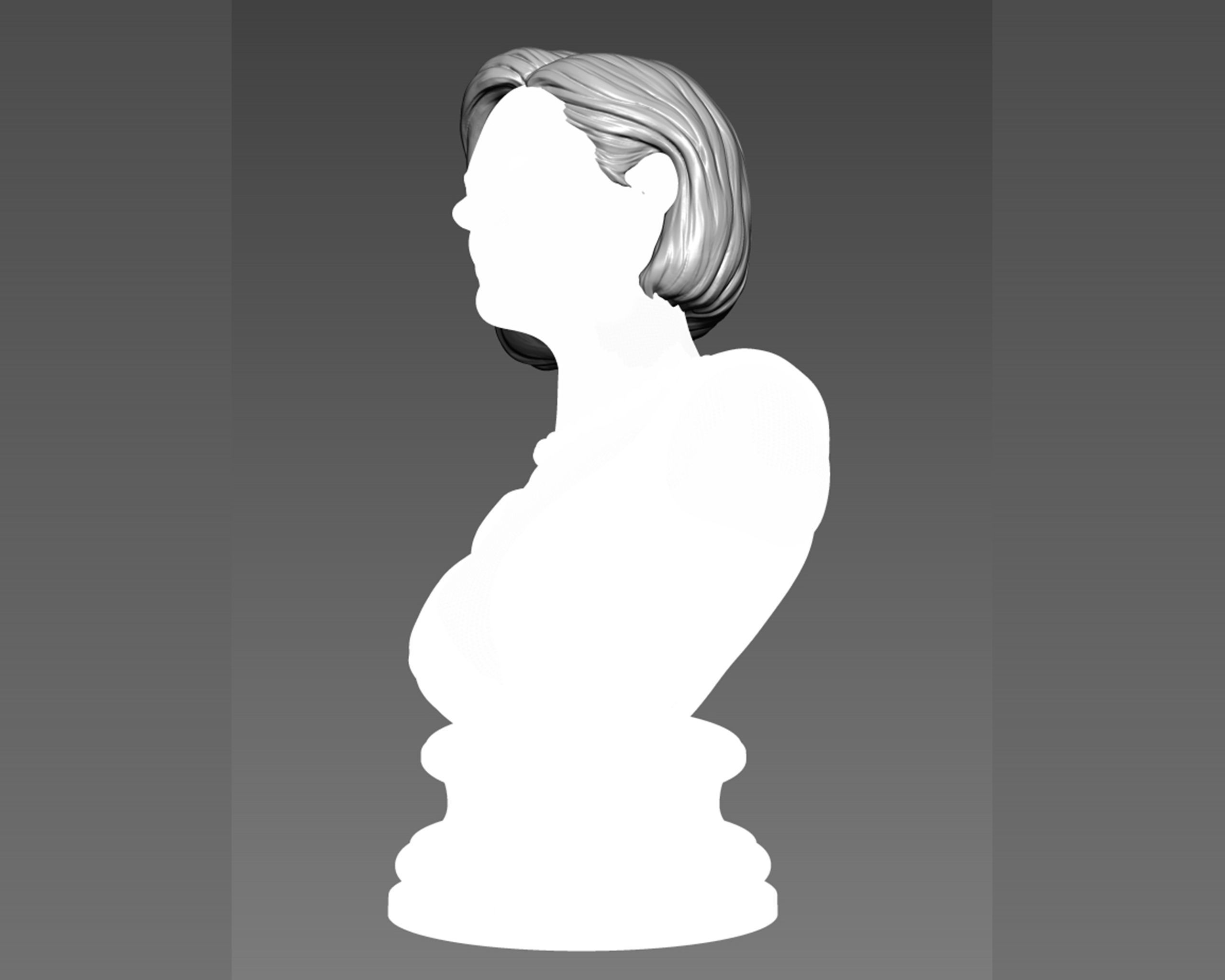 Hairstyle 20 3D print model_10