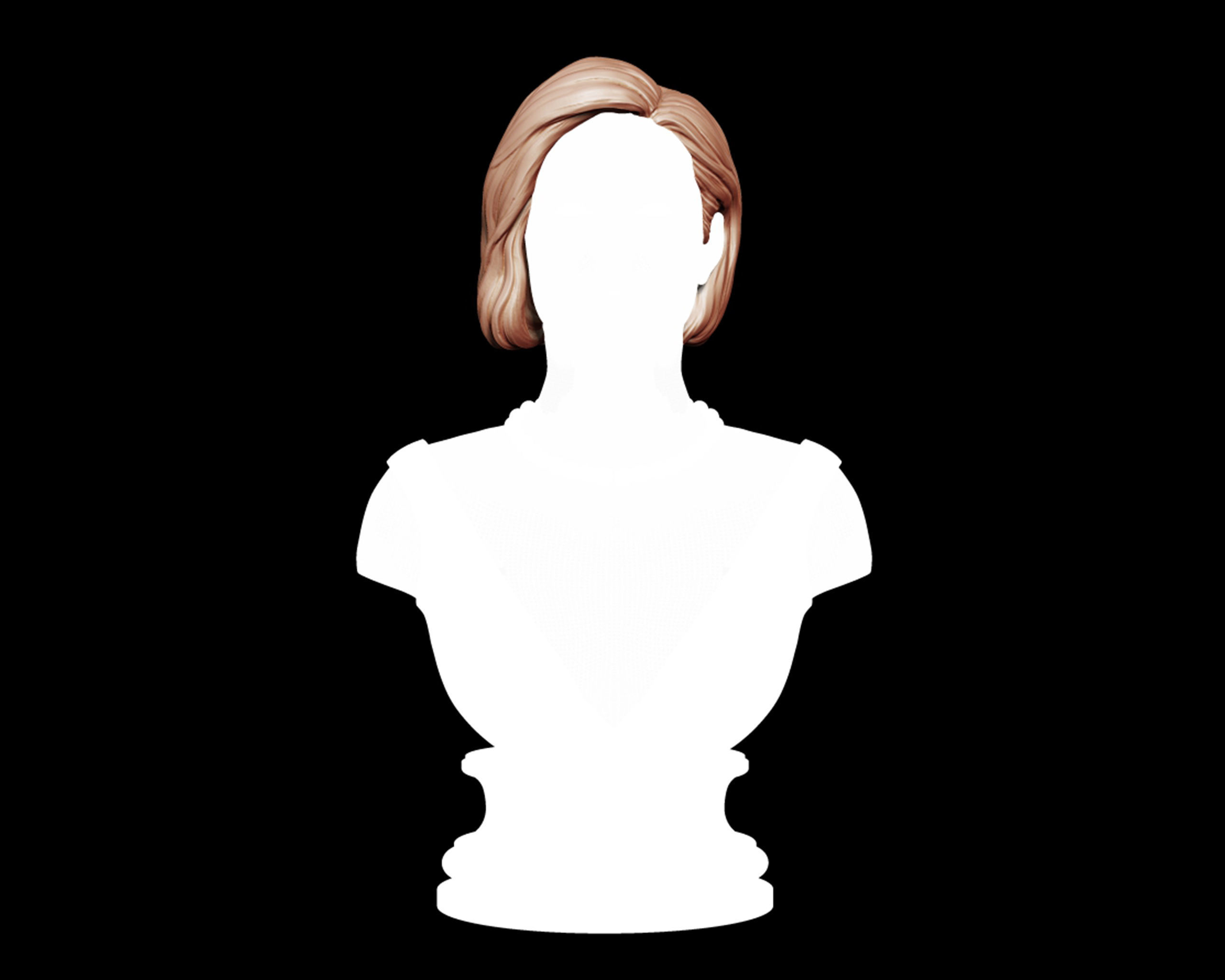 Hairstyle 20 3D print model_2