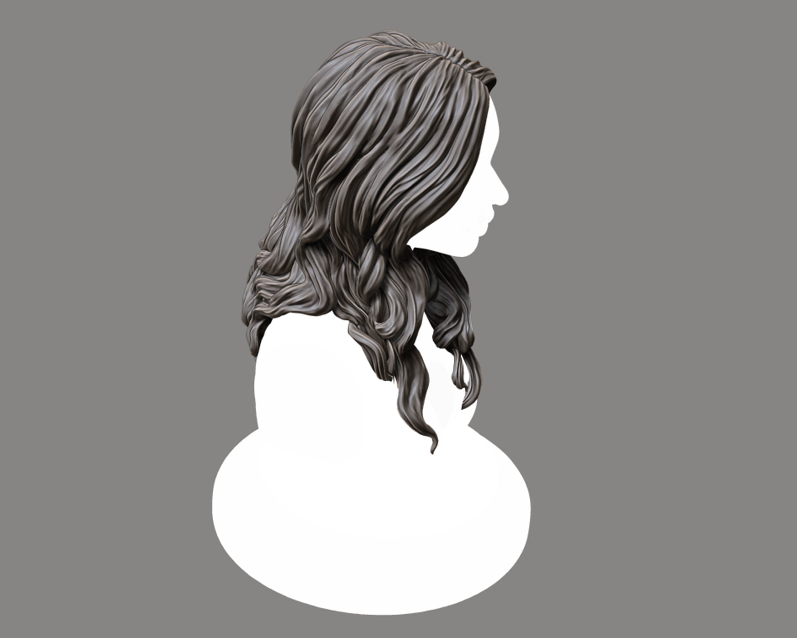 Hairstyle 21 3D print model_8