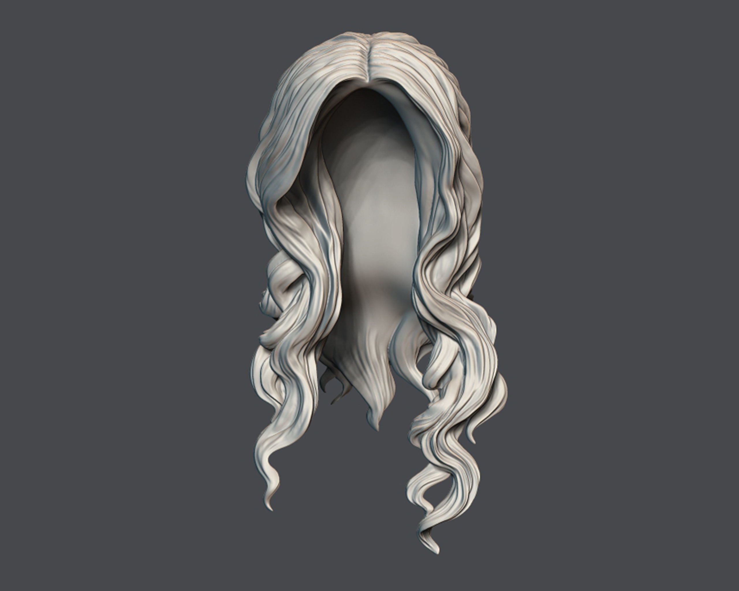Hairstyle 21 3D print model_12