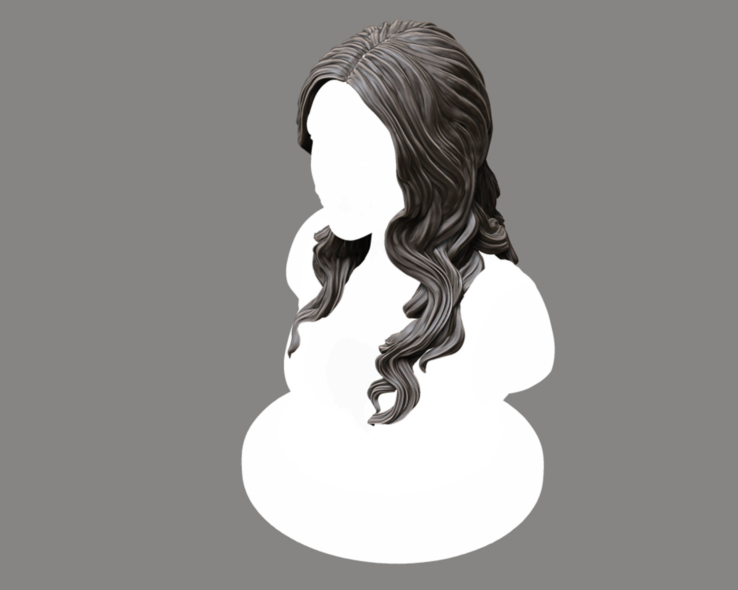 Hairstyle 21 3D print model_10