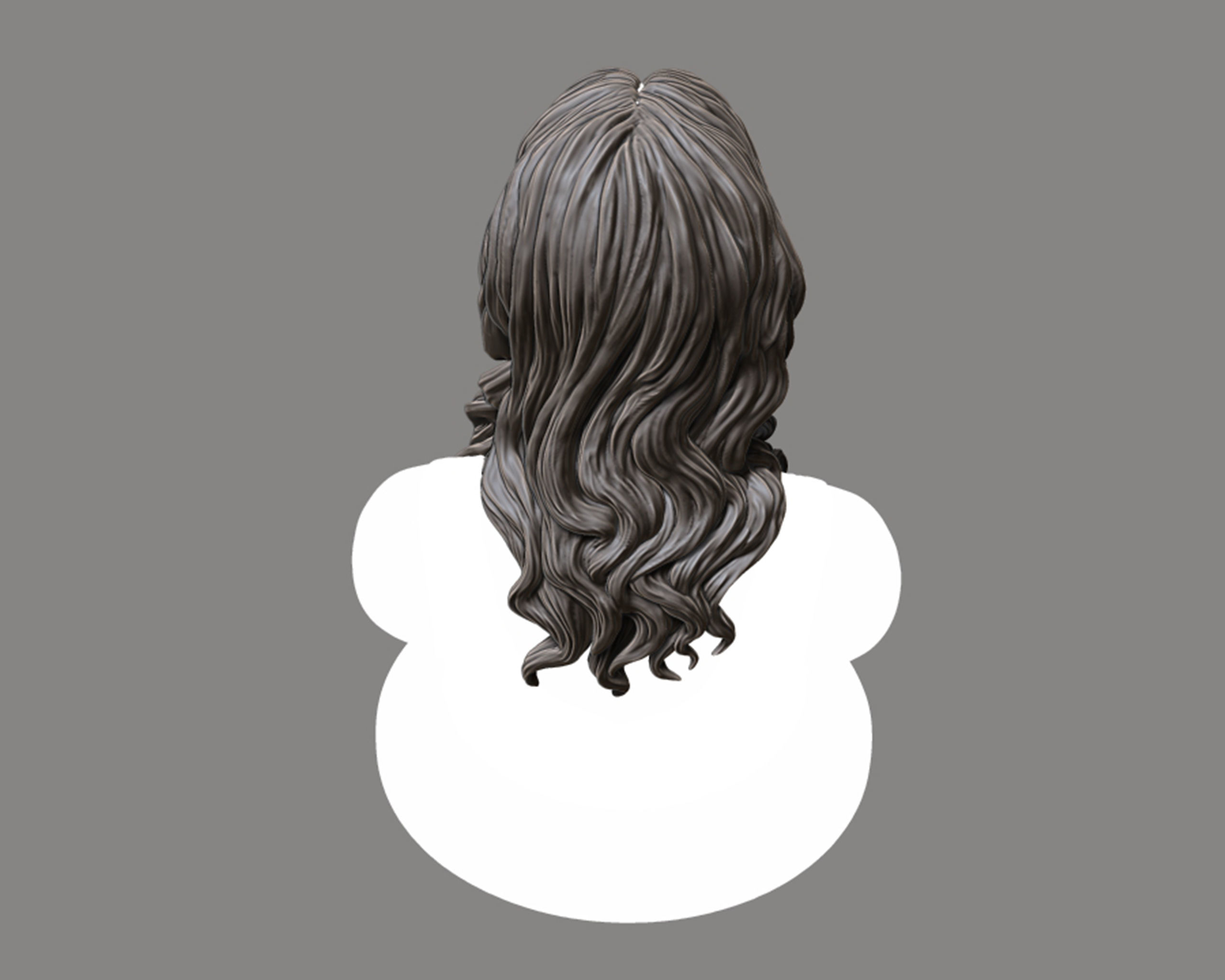 Hairstyle 21 3D print model_9