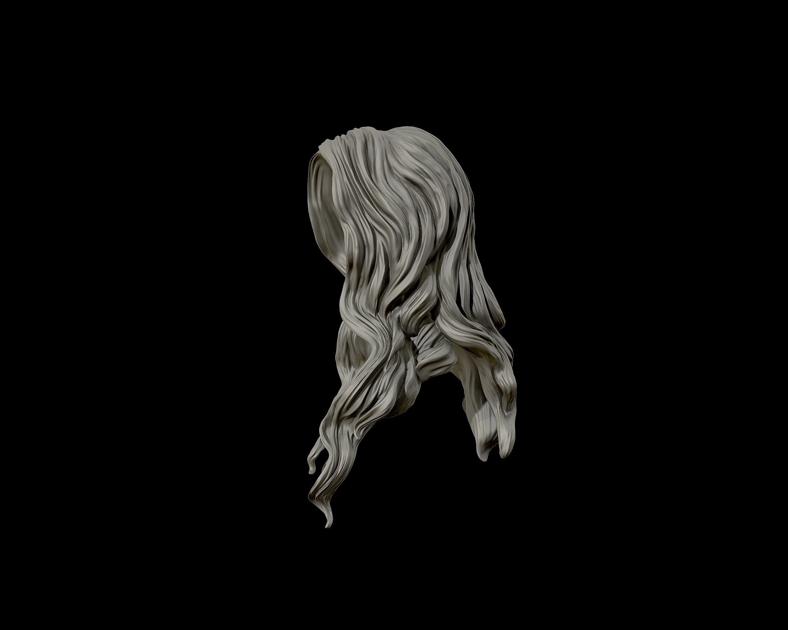 Hairstyle 21 3D print model_19