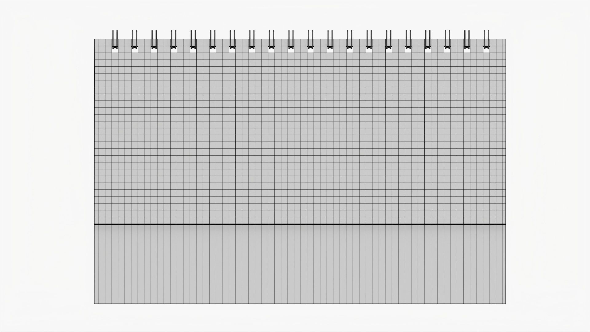 Desk calendar flip-top mockup 01 3D model_9