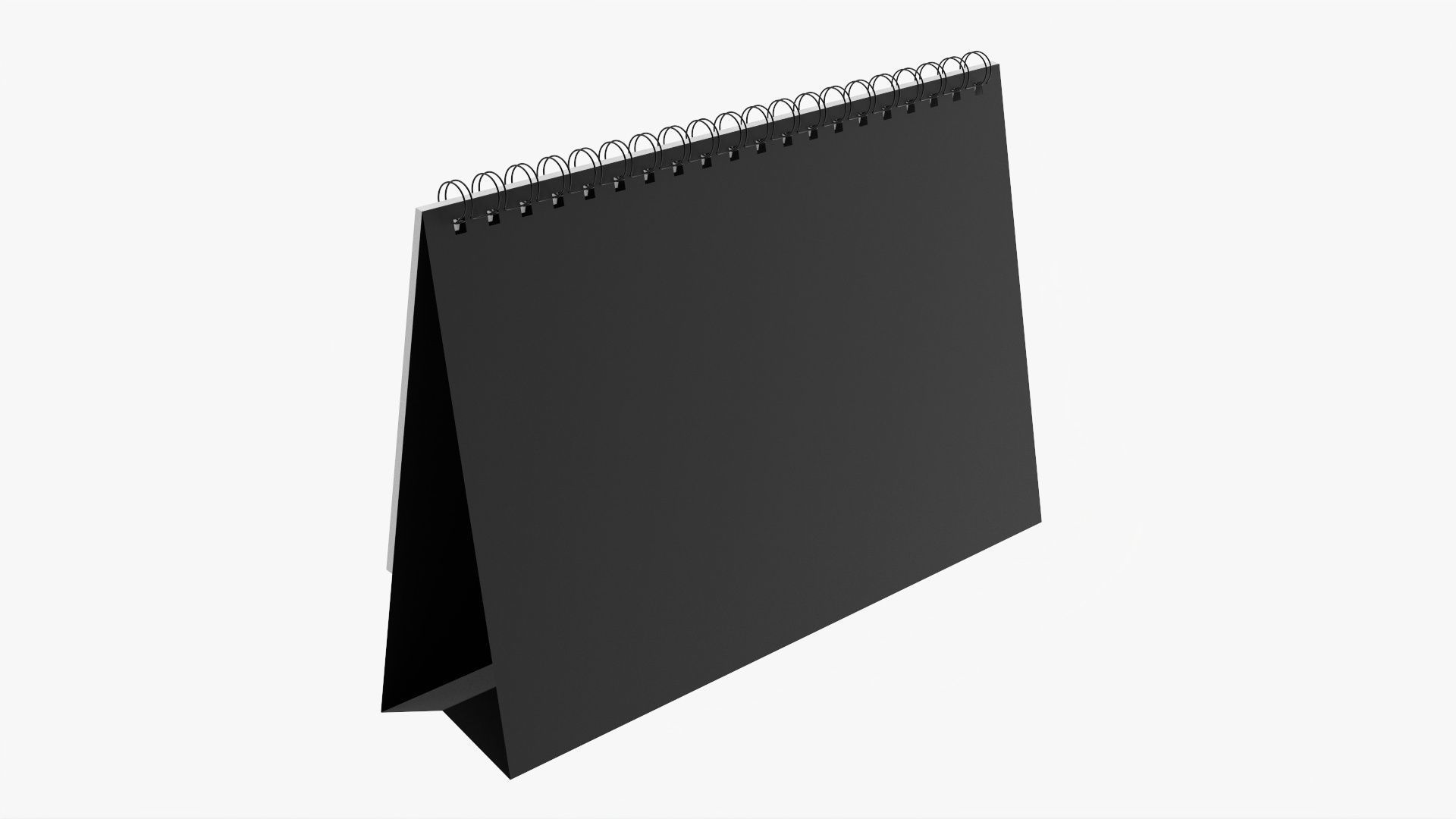 Desk calendar flip-top mockup 01 3D model_1