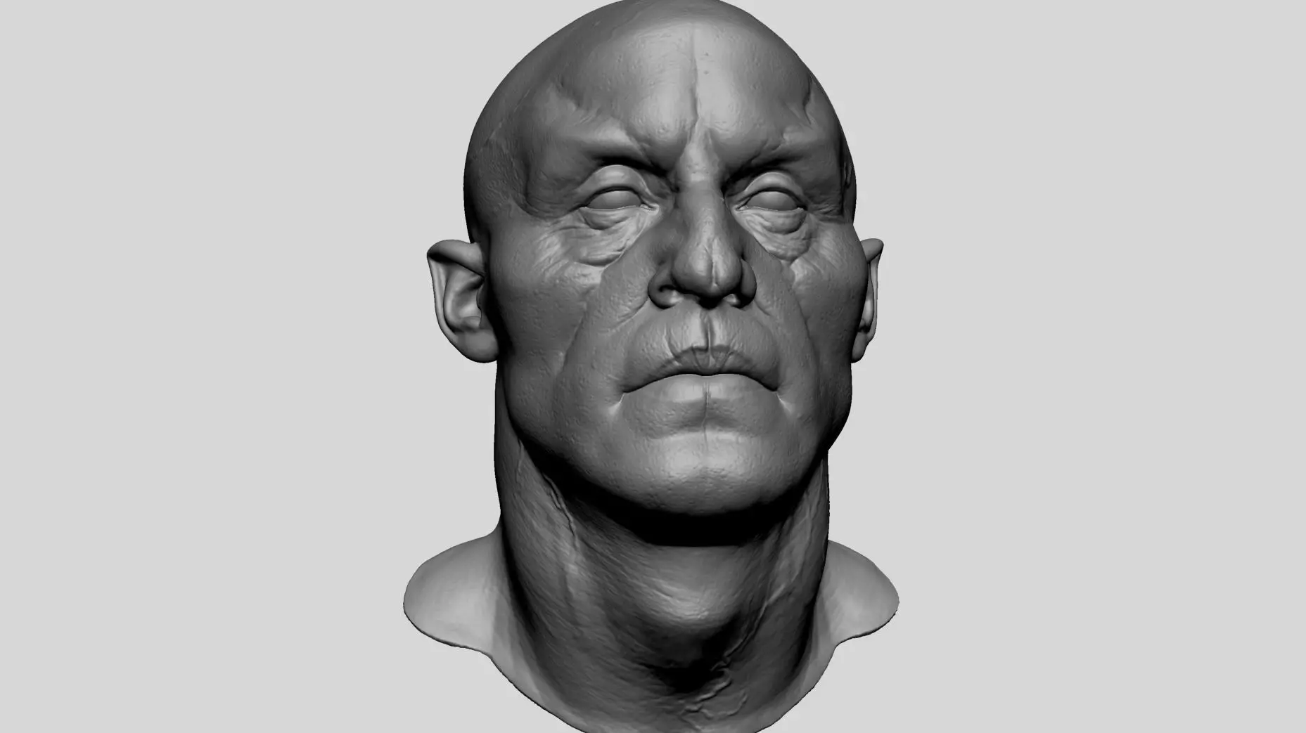 Creature Head Printable 3D print model_0