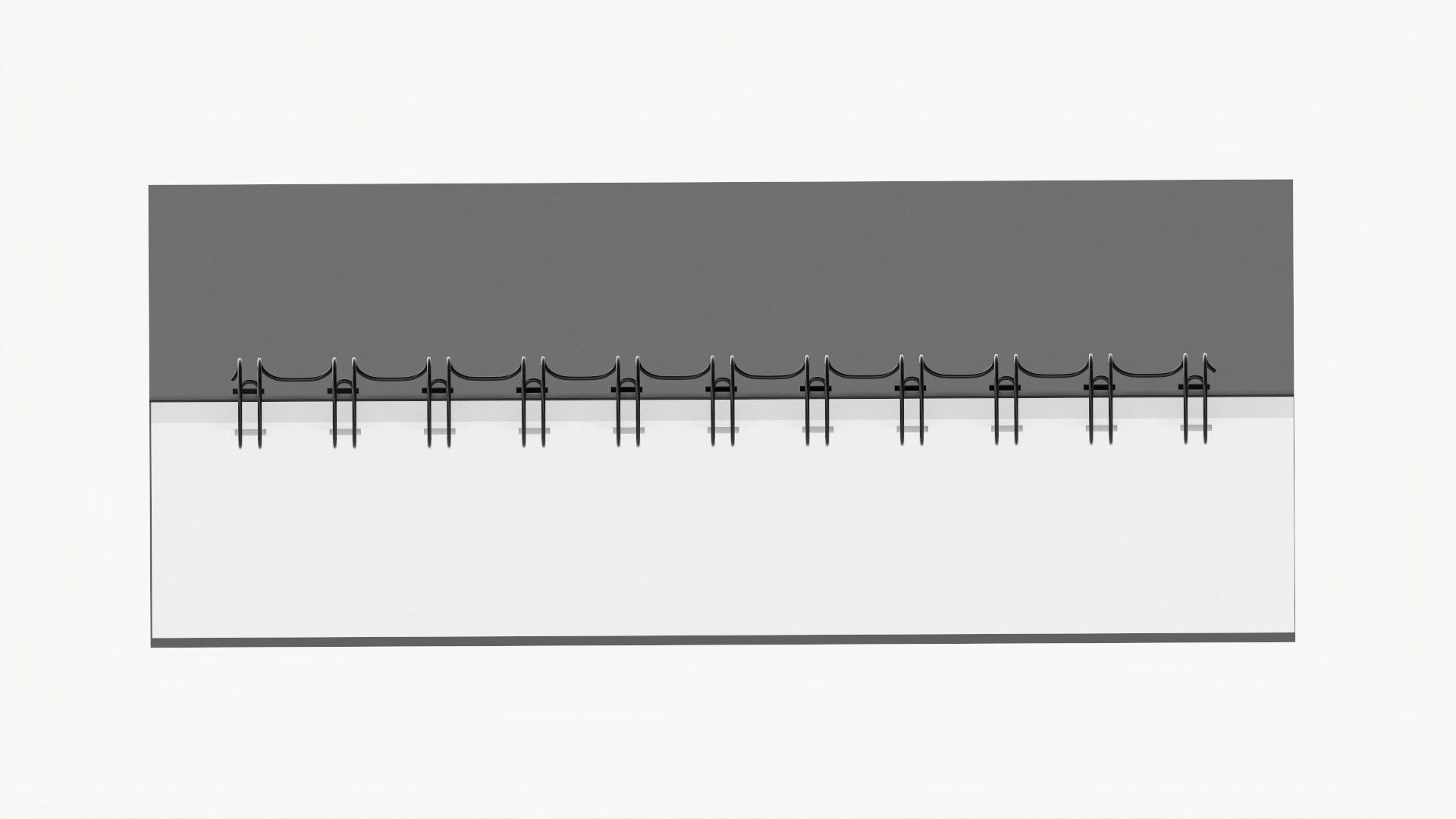 Desk calendar flip-top mockup 02 3D model_5